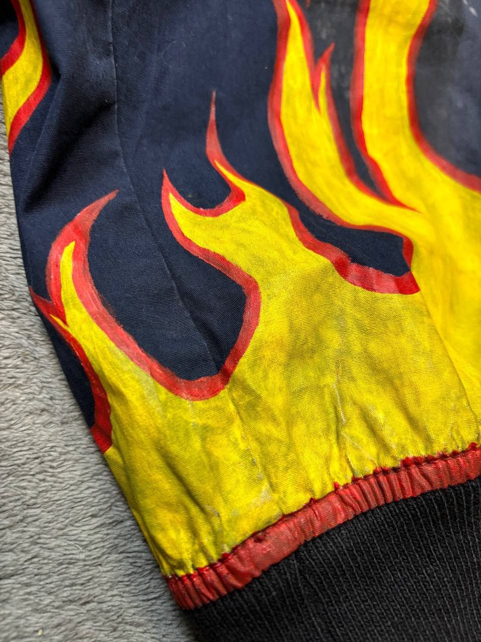Polo Ralph Lauren × Ralph Lauren × Vintage Vintage Polo Ralph Lauren sport custom faded flame jacket Size US L / EU 52-54 / 3 - 9 Thumbnail