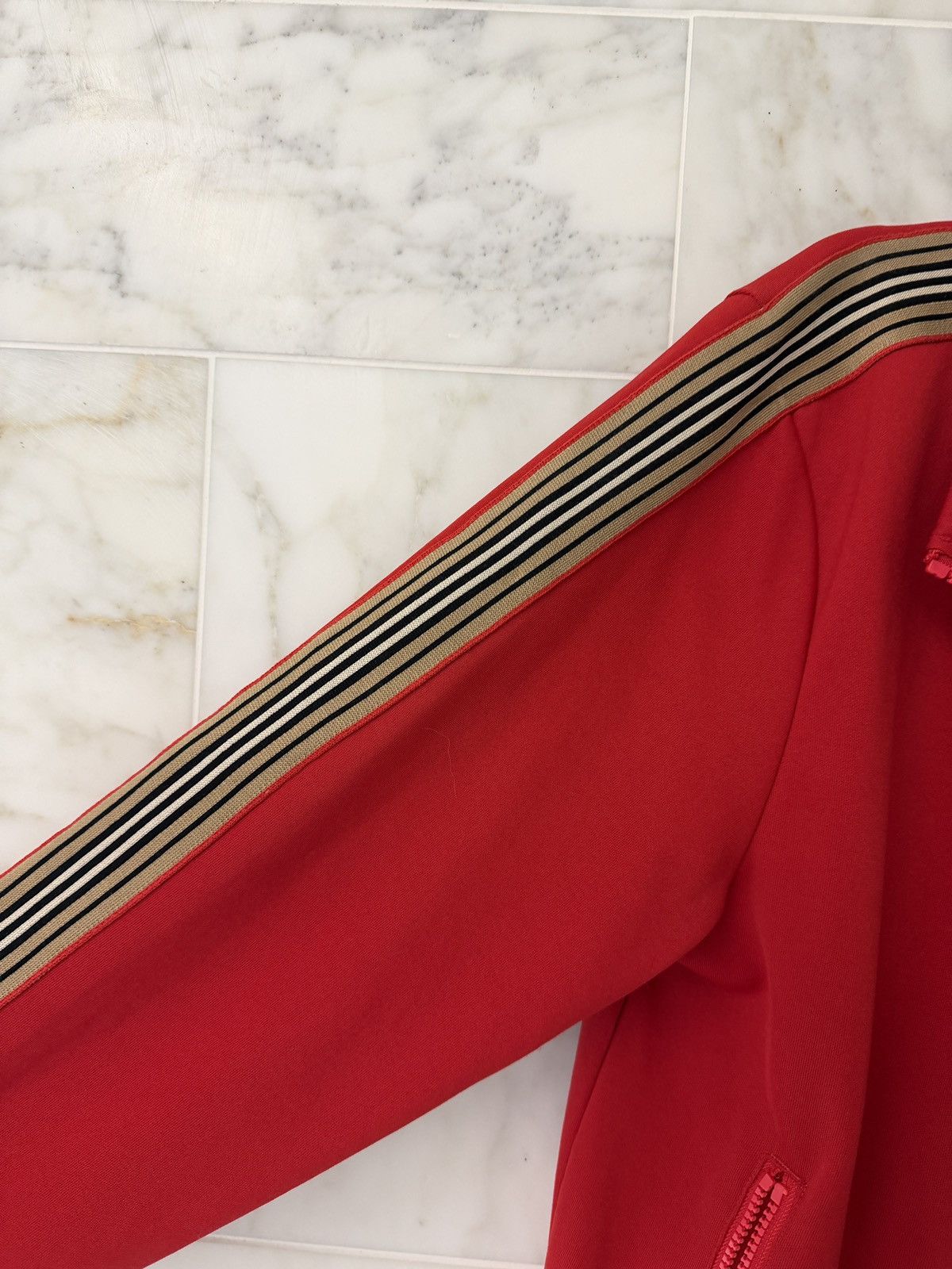 Burberry Red Burberry Tracksuit Jacket Size US L / EU 52-54 / 3 - 5 Thumbnail