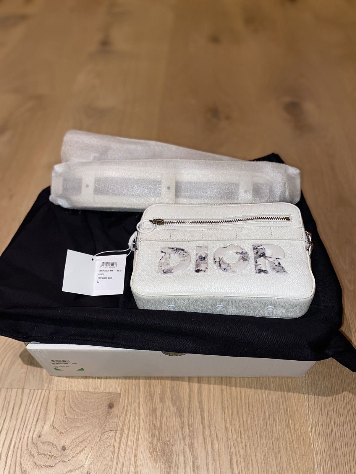 Daniel Arsham × Dior Dior x Daniel Arsham Saddle Pouch Calfskin Size ONE SIZE - 1 Thumbnail