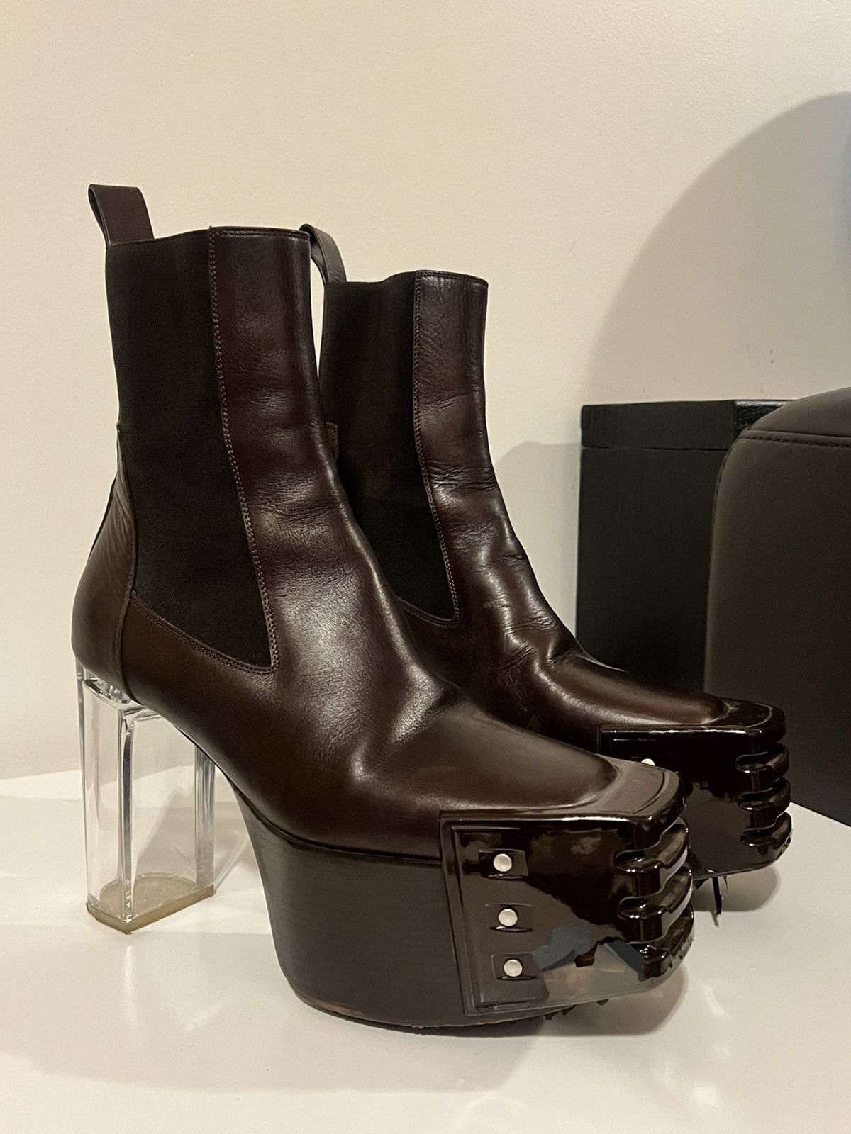 Rick Owens KISS HEELS - TRANSPARENT SOLES SZ. 40&12 | Grailed