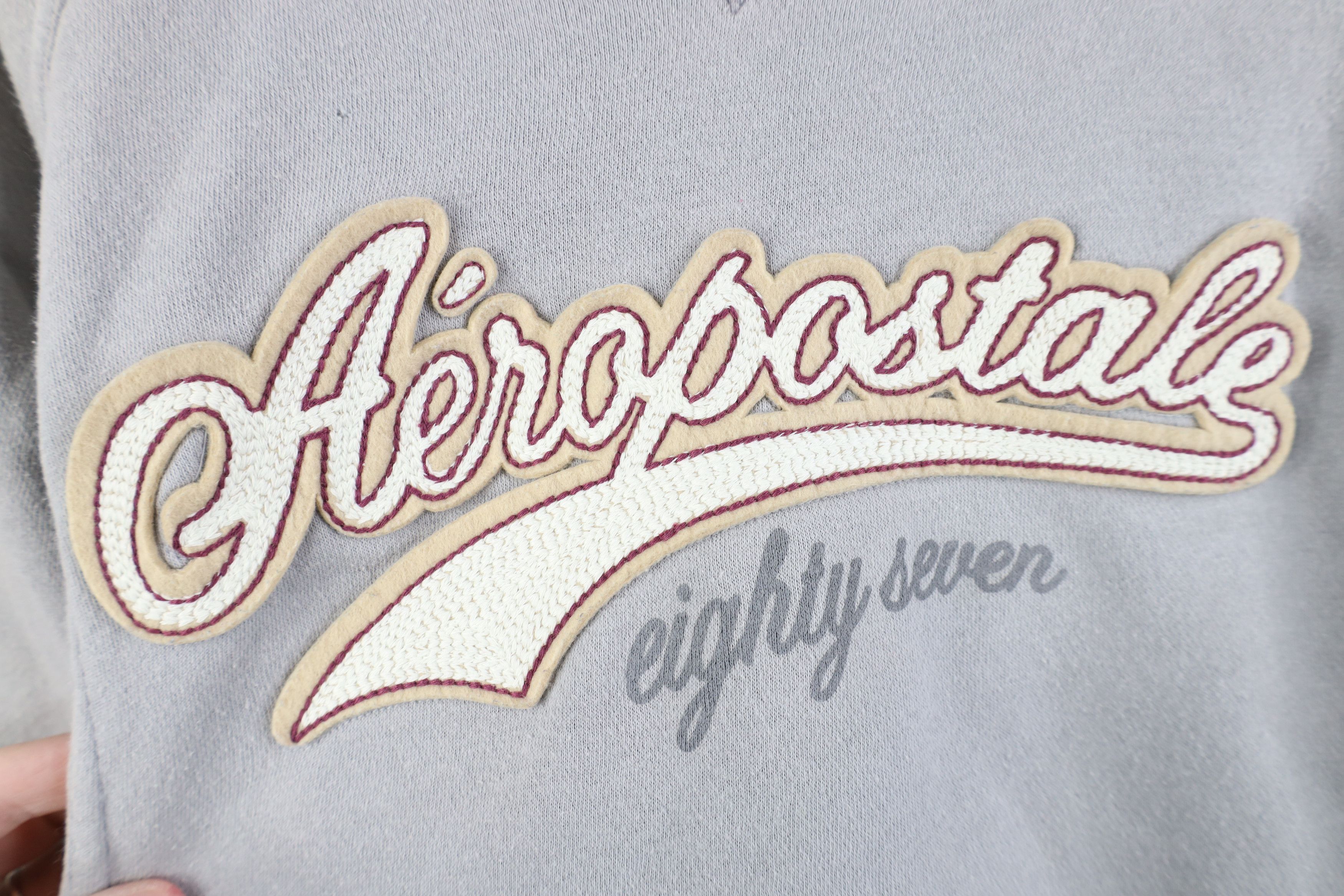 Aeropostale Vintage 90s Y2K Aeropostale Babydoll Bella Hoodie Sweatshirt Size M / US 6-8 / IT 42-44 - 4 Thumbnail