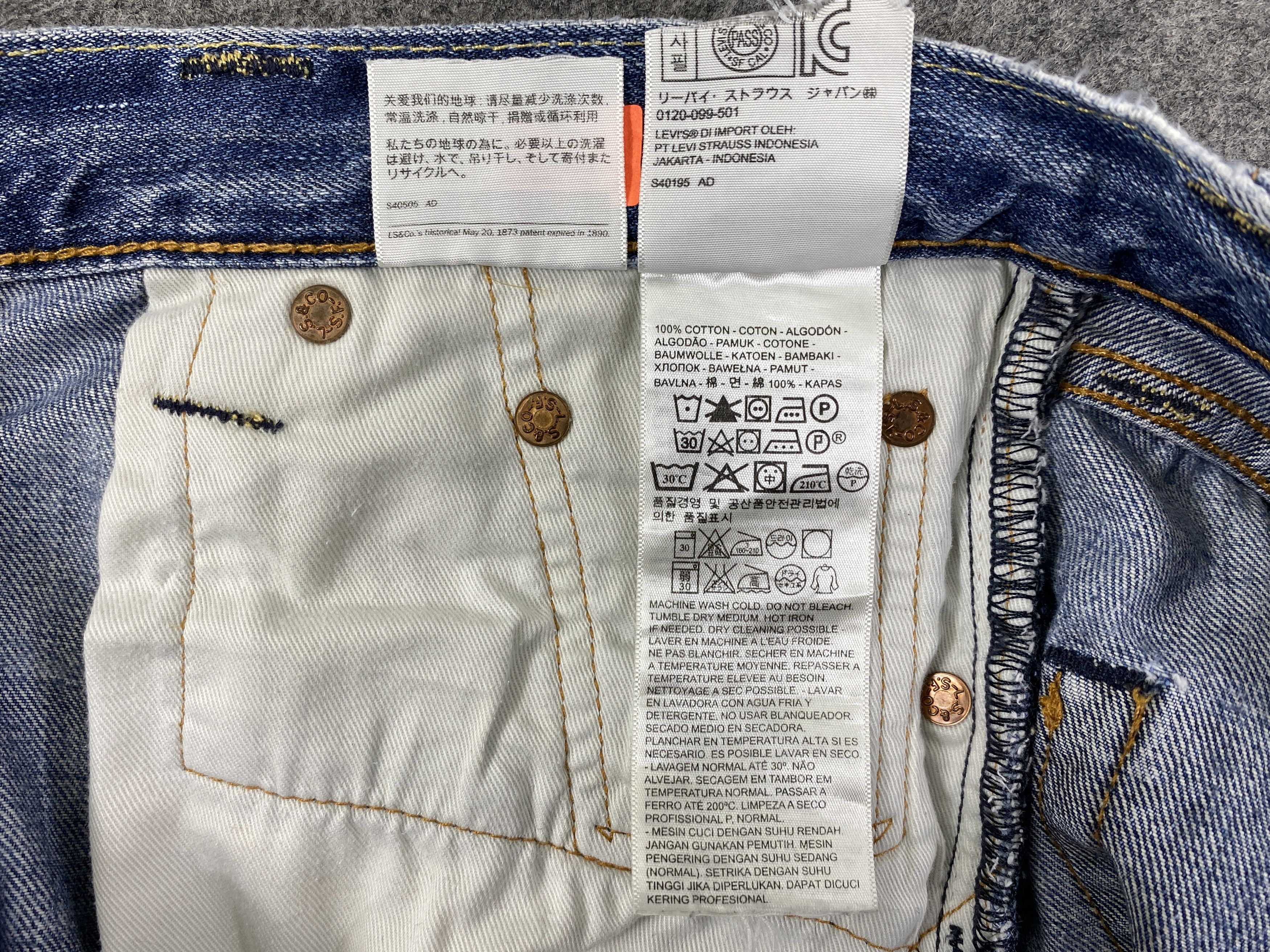 Levi's Blue Wash Vintage Levi's 502 31x31 Denim -JN2029 Size US 31 - 9 Thumbnail
