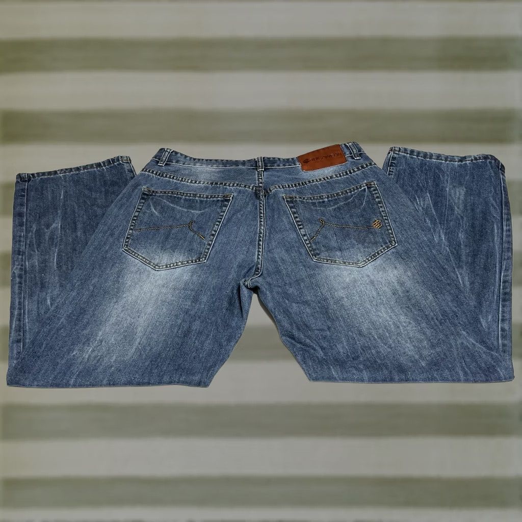 Rocawear VINTAGE Rocawear Jeans Mens Blue Denim Baggy Wide Leg Y2K 90s Hip Hop 35x30 Regular Inseam 30 Size US 35 - 1 Thumbnail