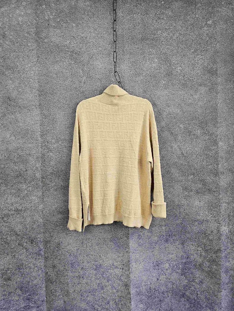 Fendi Fendi Collar all-over print sweater Size XS / US 0-2 / IT 36-38 - 2 Thumbnail
