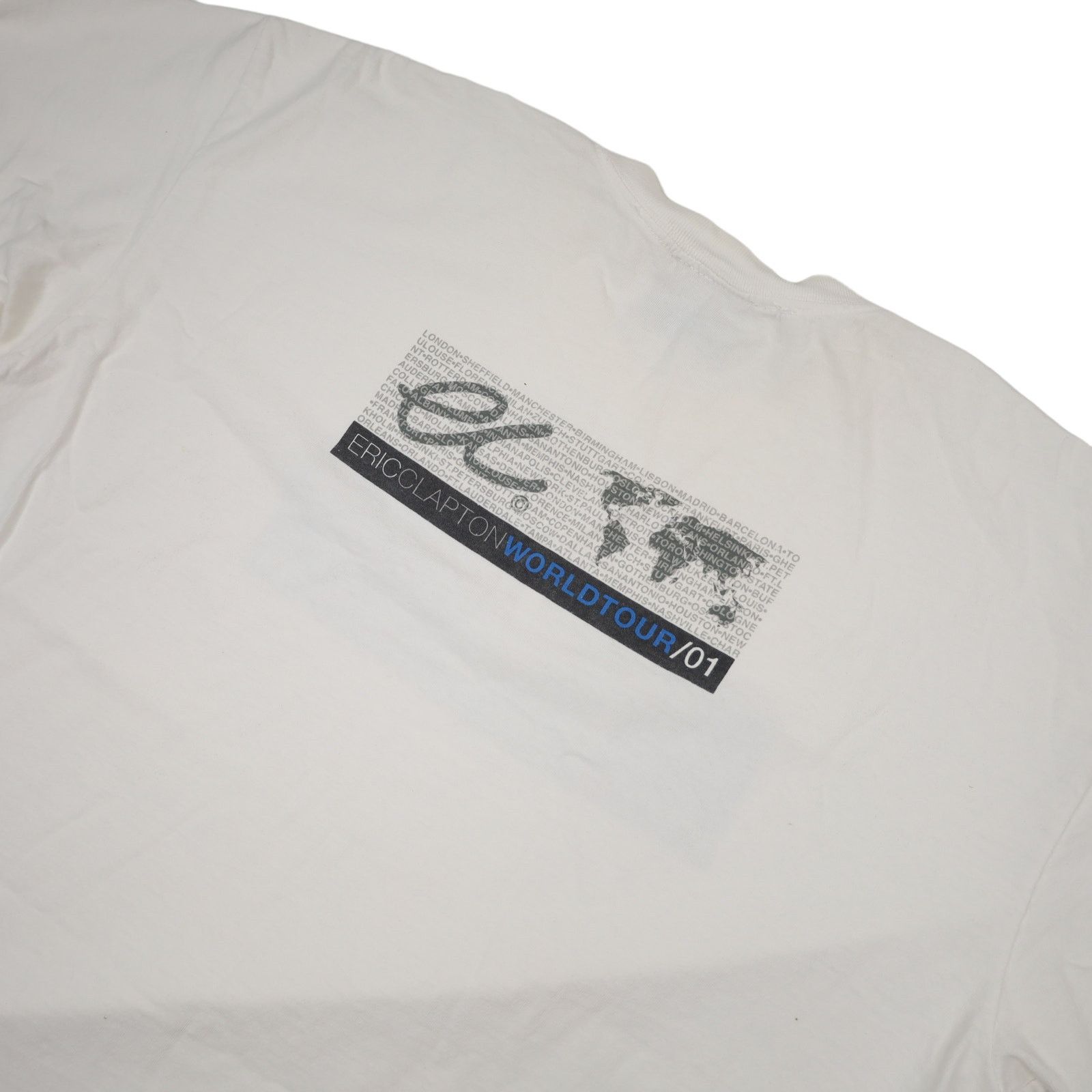 Band Tees × Vintage Vintage 2001 Eric Clapton World Tour Graphic T Shirt Size US XL / EU 56 / 4 - 9 Thumbnail