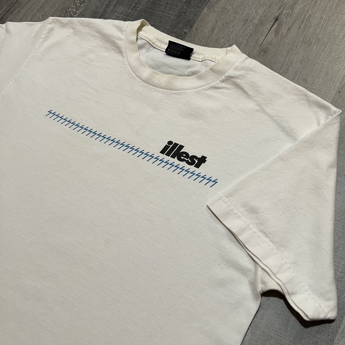 Illest × Vintage VTG Illest Skateboarding None But Ourselves White 90s Shirt Size US L / EU 52-54 / 3 - 3 Thumbnail