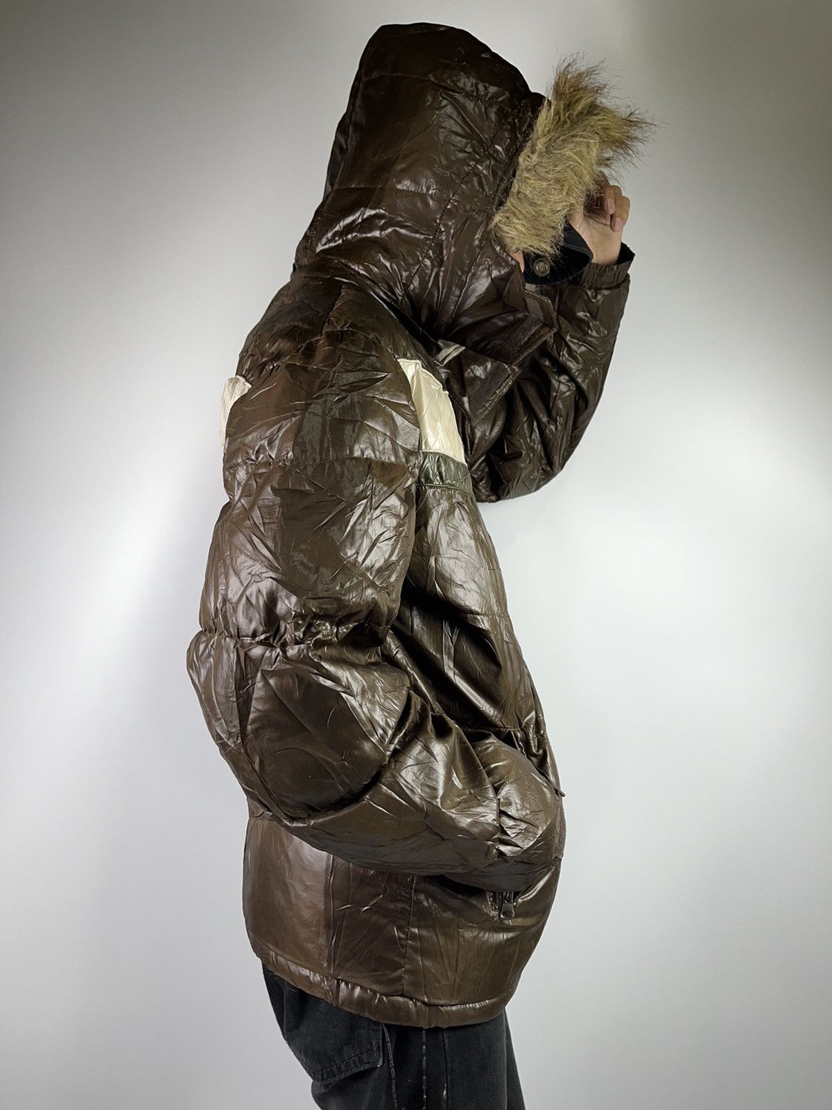 Japanese Brand Fur puffer jacket badboy ifsixwasnine style Size US L / EU 52-54 / 3 - 5 Thumbnail