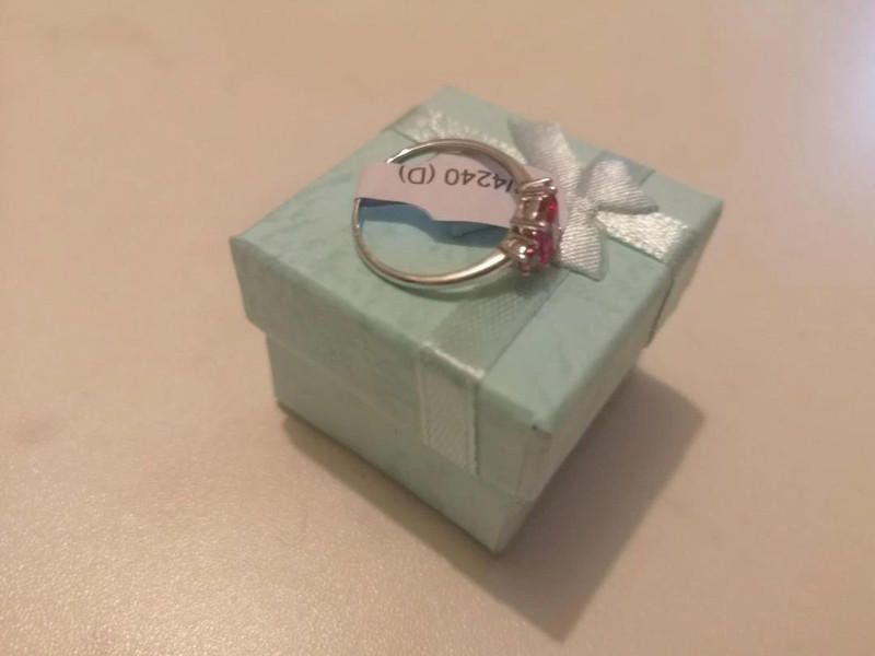 Designer 9ct white gold ladies ring M Size ONE SIZE - 5 Thumbnail
