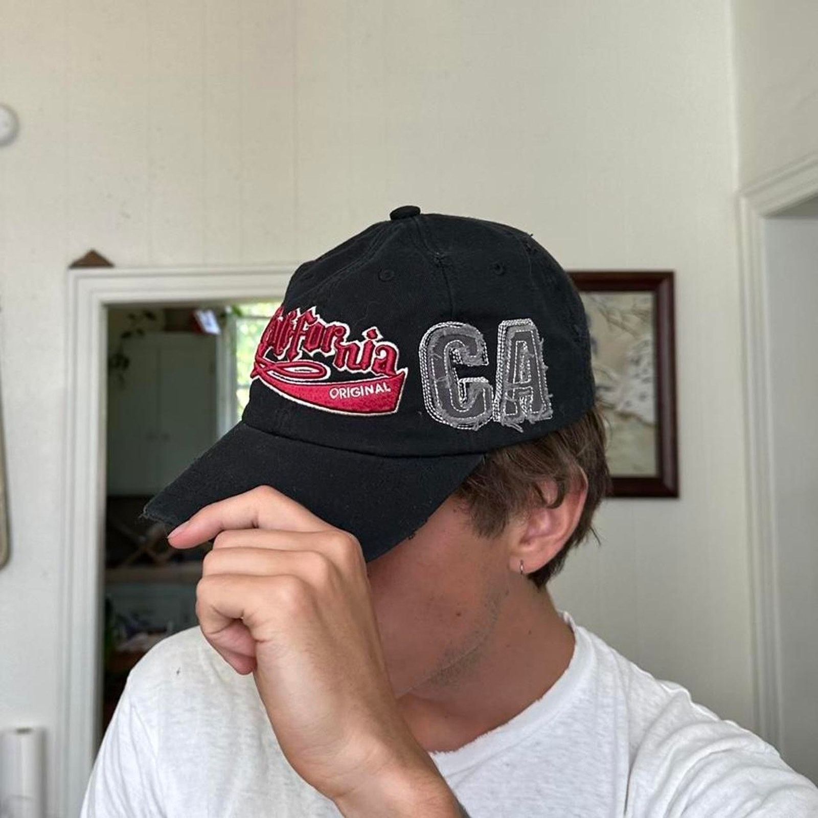 Robin Ruth × Vintage Y2K Grunge California Embroidered Robin Ruth Baseball Hat Size ONE SIZE - 6 Thumbnail