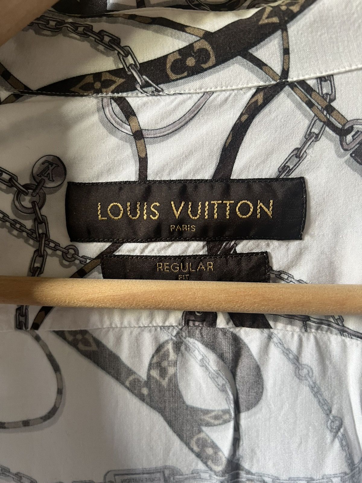 Louis Vuitton Louis Vuitton Chain & Belt Print Shirt Size US S / EU 44-46 / 1 - 2 Thumbnail