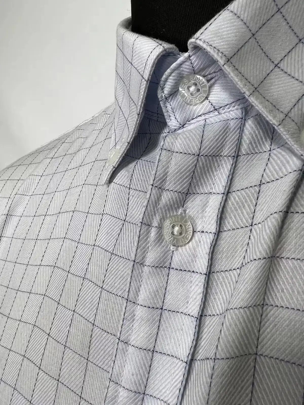Designer × Vintage × Yves Saint Laurent Vintage Yves Saint Laurent shirt Size US XL / EU 56 / 4 - 4 Thumbnail