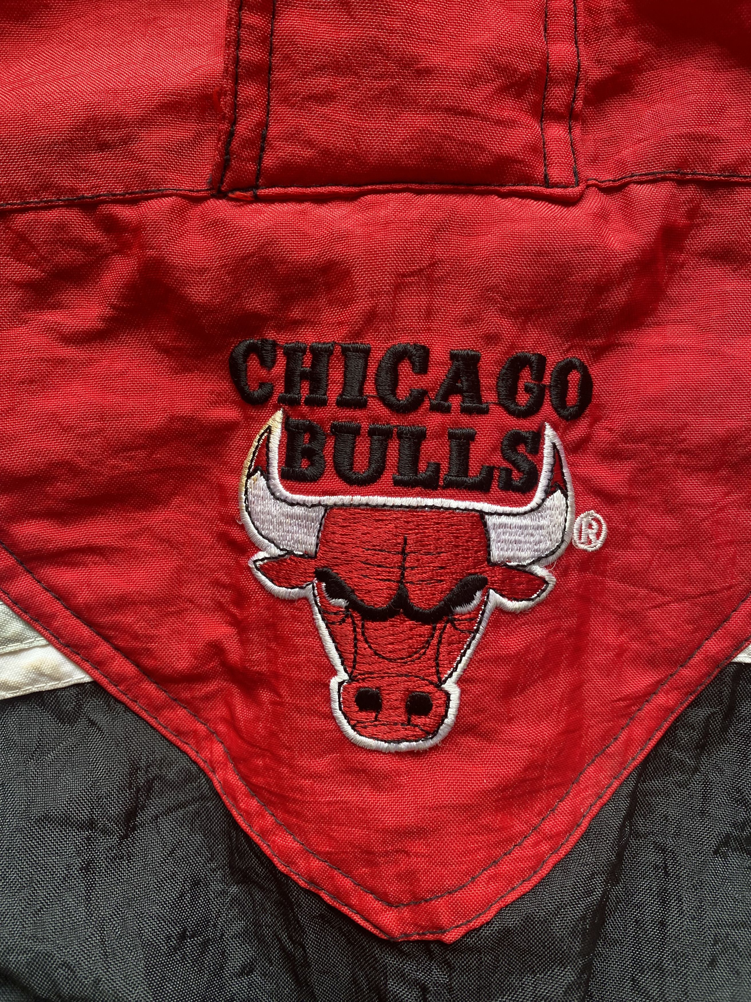 Starter 90's Vintage Starter Bulls 1/4 zip insulated pullover Size US XL / EU 56 / 4 - 3 Thumbnail