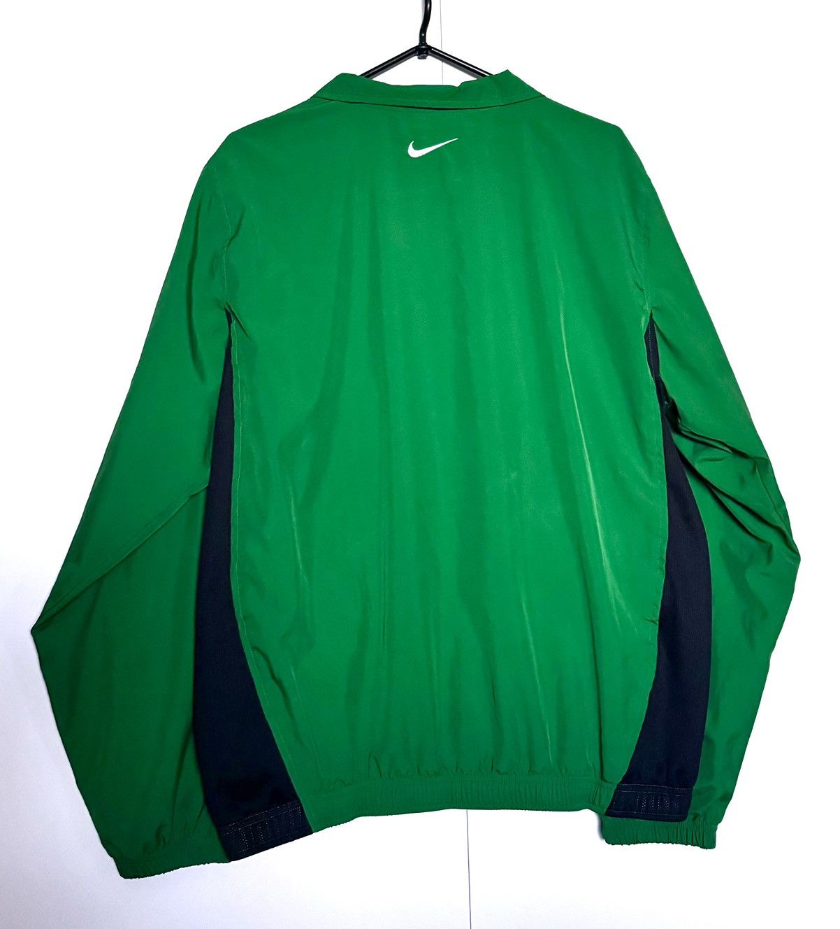 Nike × Vintage Vintage Drill Nike Green Full-Zip Windbreaker Jacket Size US L / EU 52-54 / 3 - 4 Thumbnail