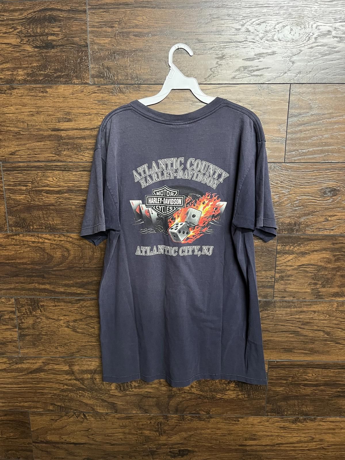 Harley Davidson Faded Harley Davidson Pocket Tee Aces Fire Dice - XL Size US XL / EU 56 / 4 - 1 Thumbnail