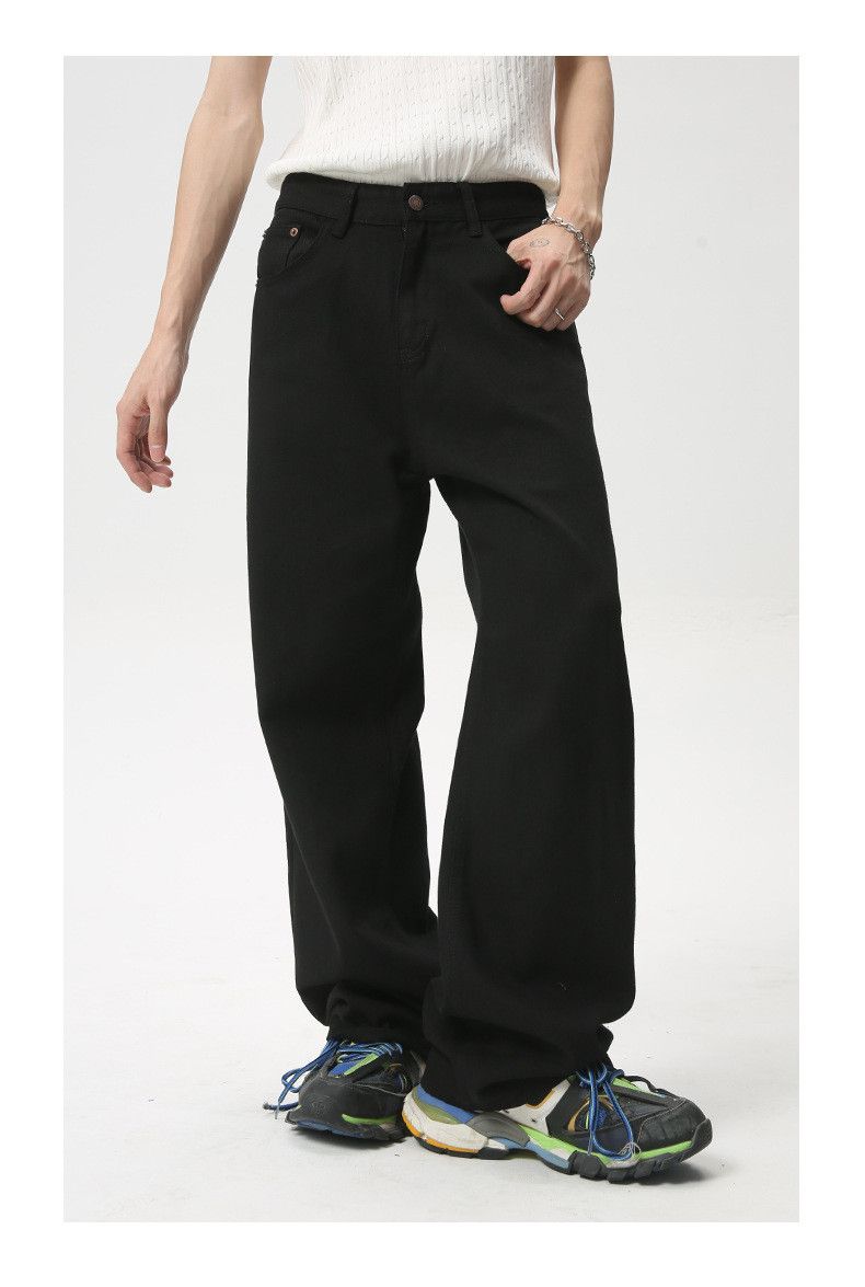 Japanese Brand × Jean Classic black straight loose casual jeans Size US 32 / EU 48 - 1 Thumbnail