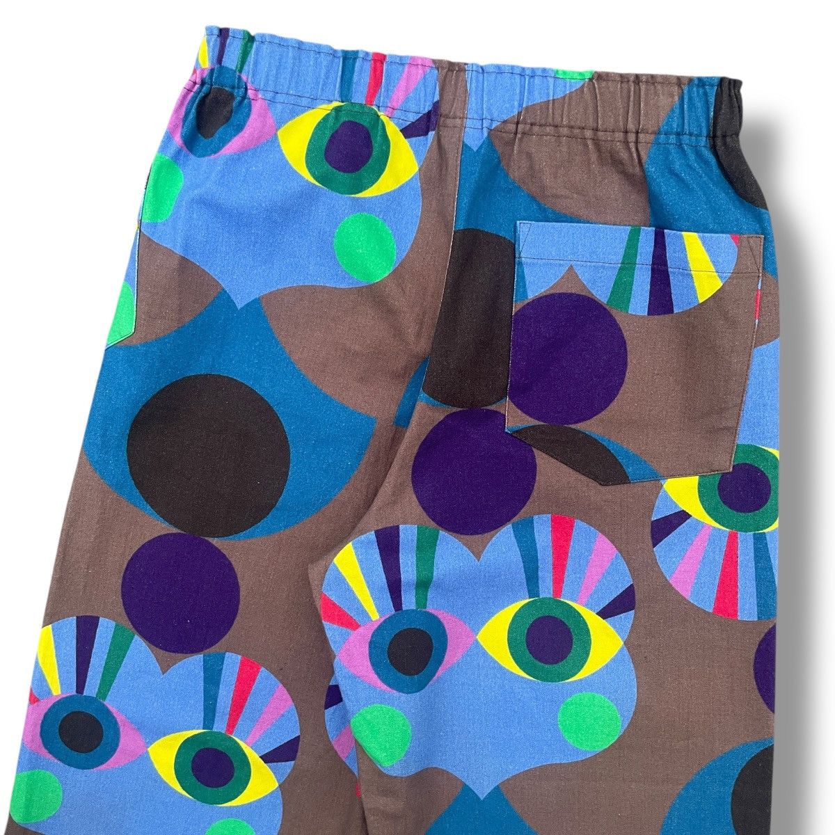 Issey Miyake RARE Issey Miyake Me Eyes AOP Graphic Print Baggy Pants Size US 28 / EU 44 - 11 Thumbnail