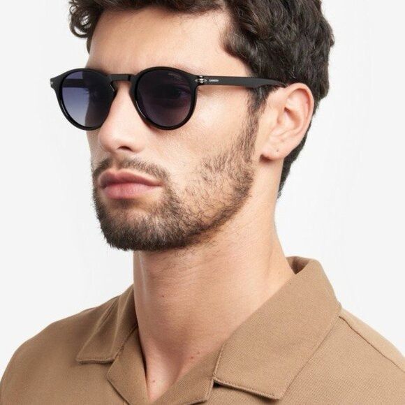 Carrera CARRERA 301/S 0PJP XT Sunglasses Blue Round Frame, Blue Lens Size ONE SIZE - 3 Thumbnail