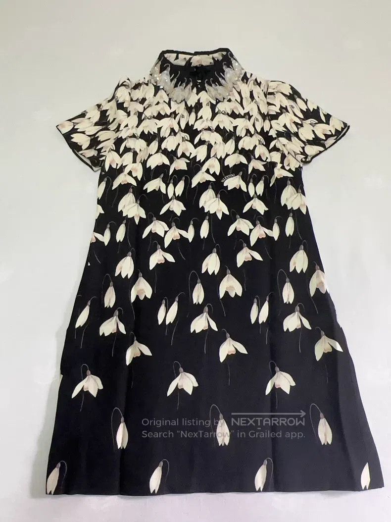 Valentino Valentino Heavy work embroidered dress Size L / US 10 / IT 46 - 2 Thumbnail