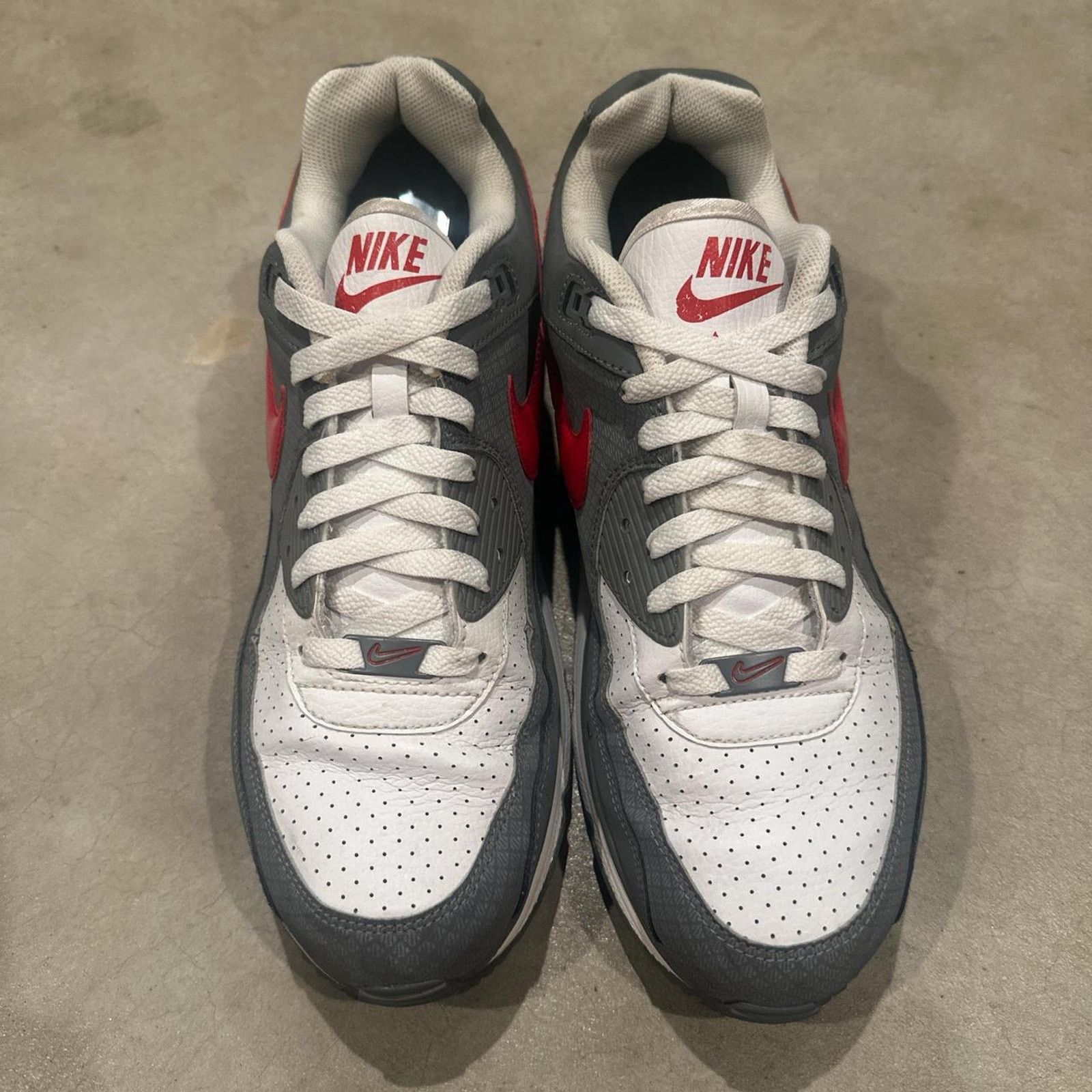 Nike Nike Air Max Wright Cool Grey Red Size 12 687974-102 Size US 12 / EU 45 - 3 Thumbnail
