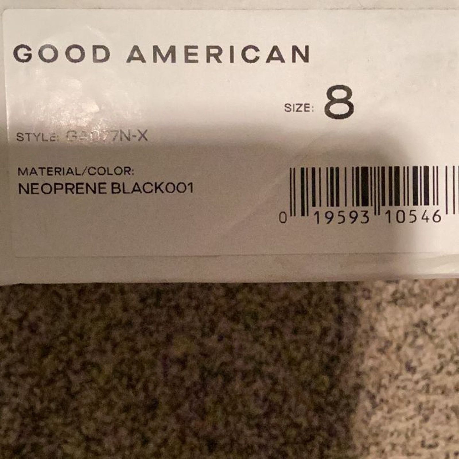 Good American Good American neoprene black Size US 8 / IT 38 - 4 Thumbnail