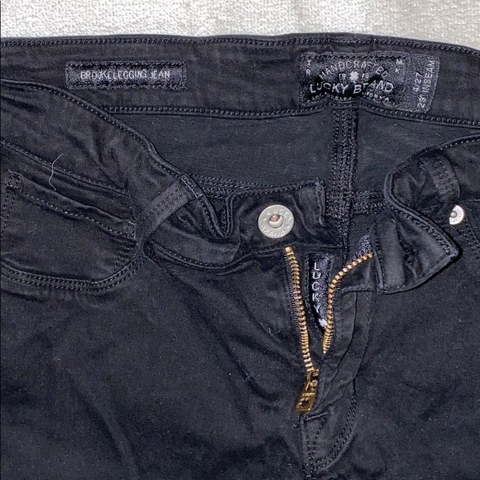 Lucky Brand Lucky Brand Black Brooke Legging Skinny Jeans | Sz 4 Size 27" / US 4 / IT 40 - 3 Thumbnail
