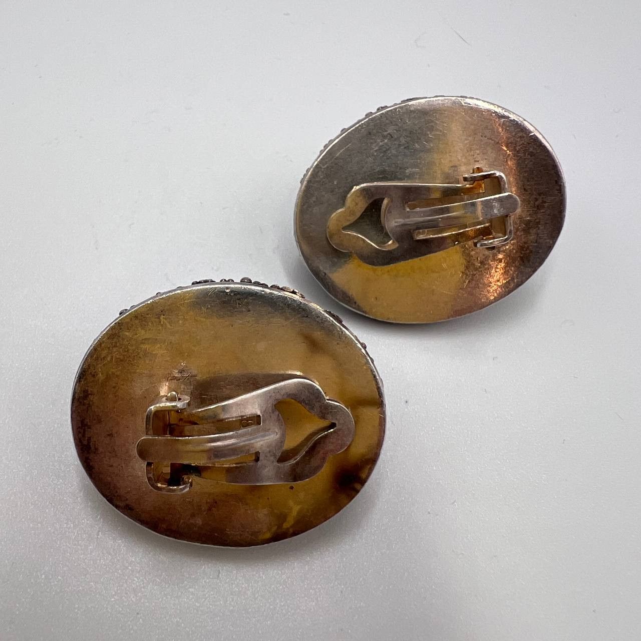 Vintage Vintage Jewelry Earrings Sterling Silver Lapis Lazuli Stone Size ONE SIZE - 4 Thumbnail
