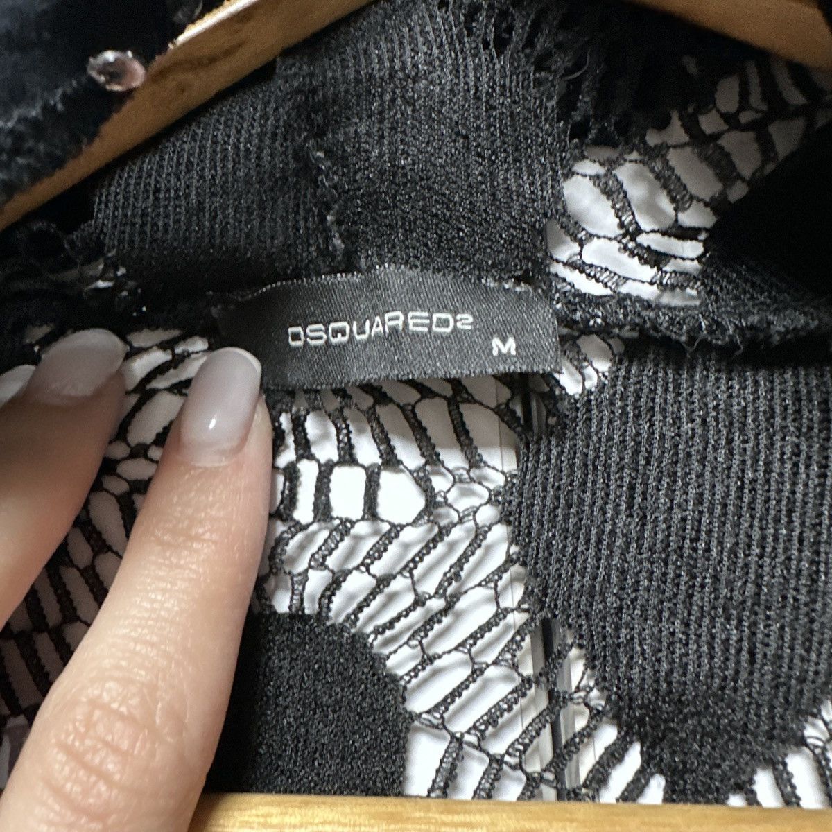 Dsquared2 Dsquared2 mesh blouse with hood vintage rare y2k Size M / US 6-8 / IT 42-44 - 5 Thumbnail