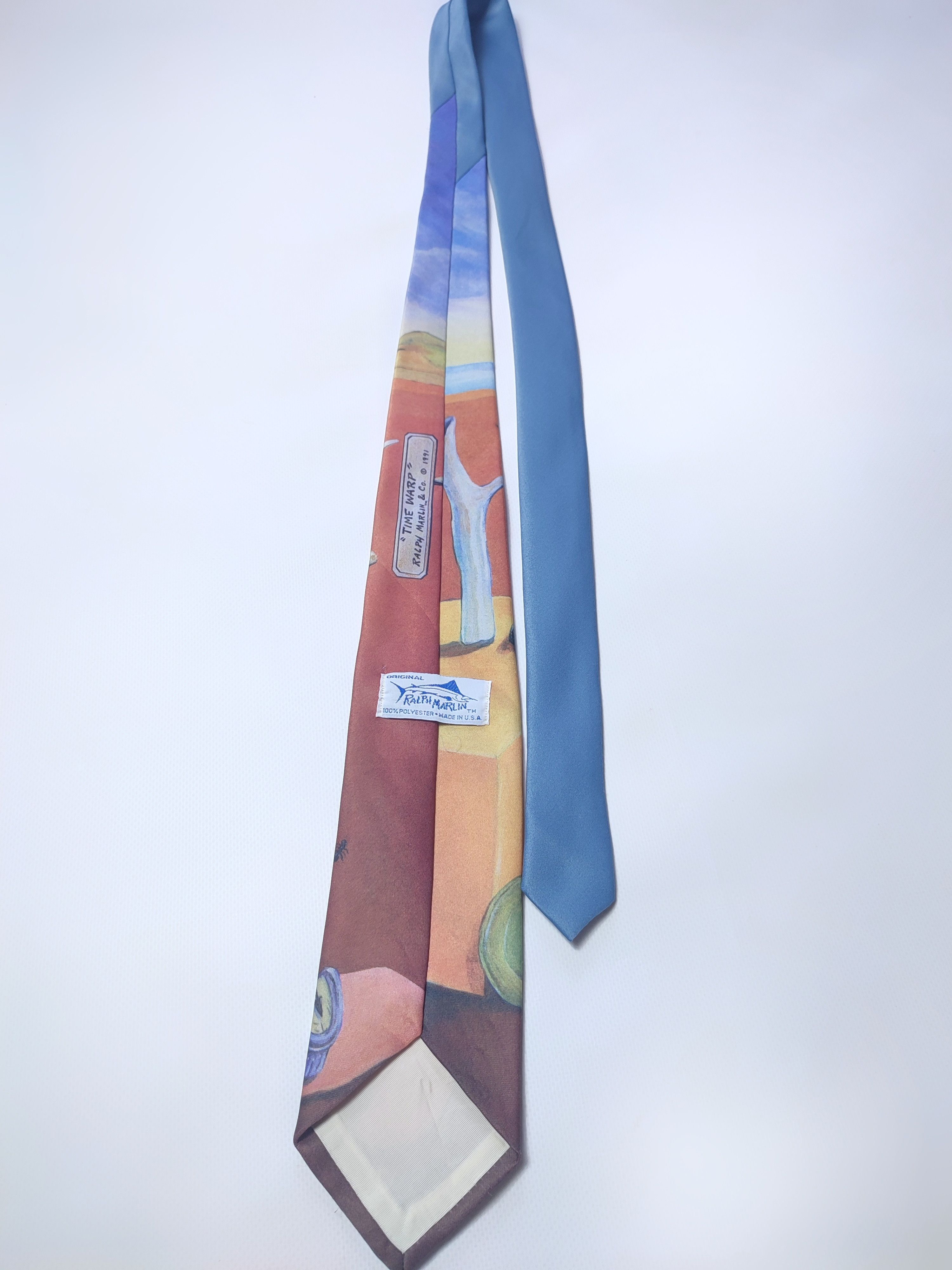 Vintage Ralph Marlin “Time Warp” Vintage 1991 Novelty Necktie Size ONE SIZE - 8 Thumbnail