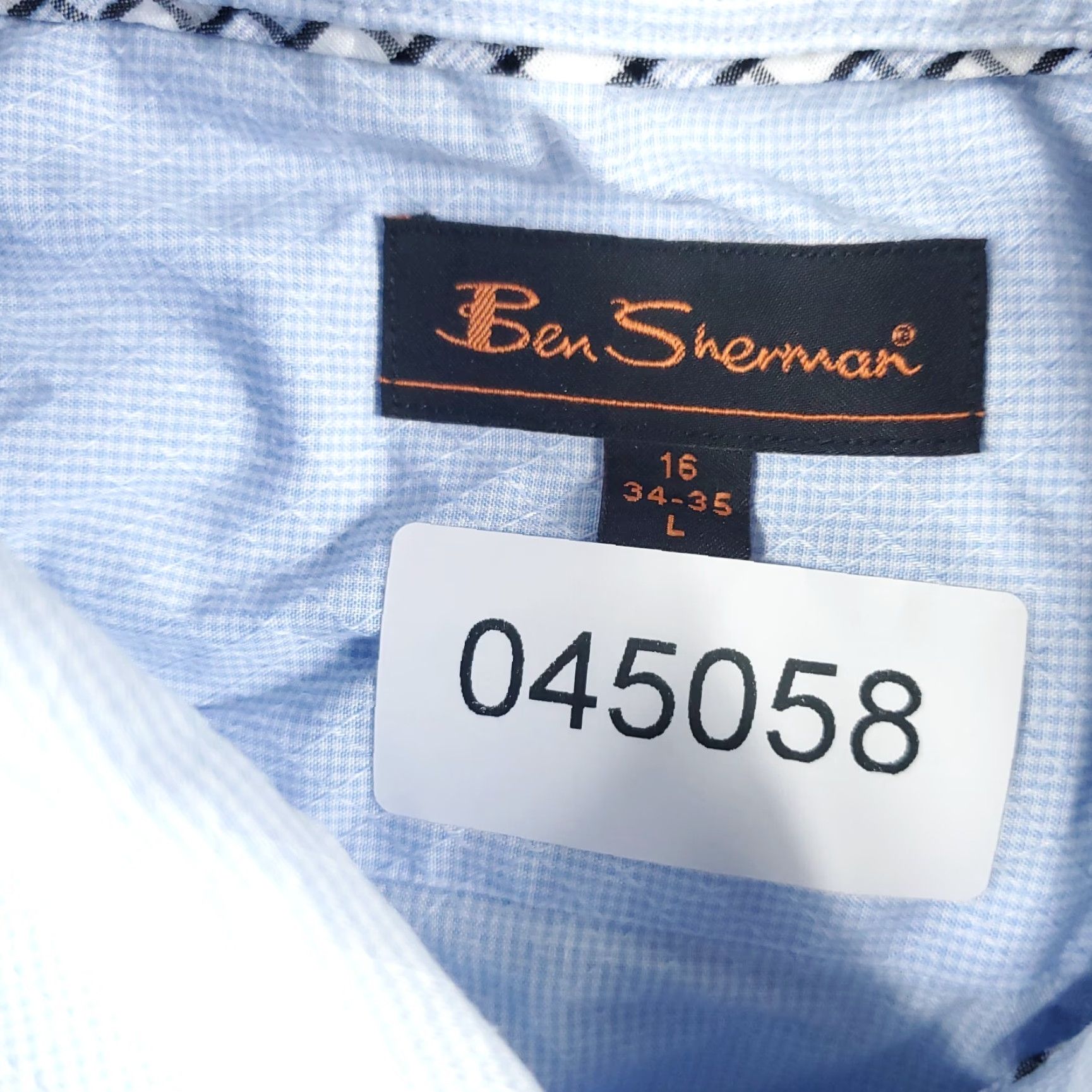 Ben Sherman VINTAGE Ben Sherman Shirt Mens Large Blue Casual Button Up Long Sleeve Size US L / EU 52-54 / 3 - 7 Thumbnail