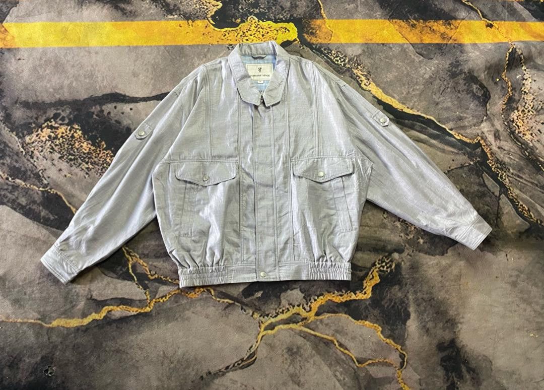Japanese Brand VINTAGE CURRENT STAGE BOMBERS JACKET Size US M / EU 48-50 / 2 - 1 Thumbnail