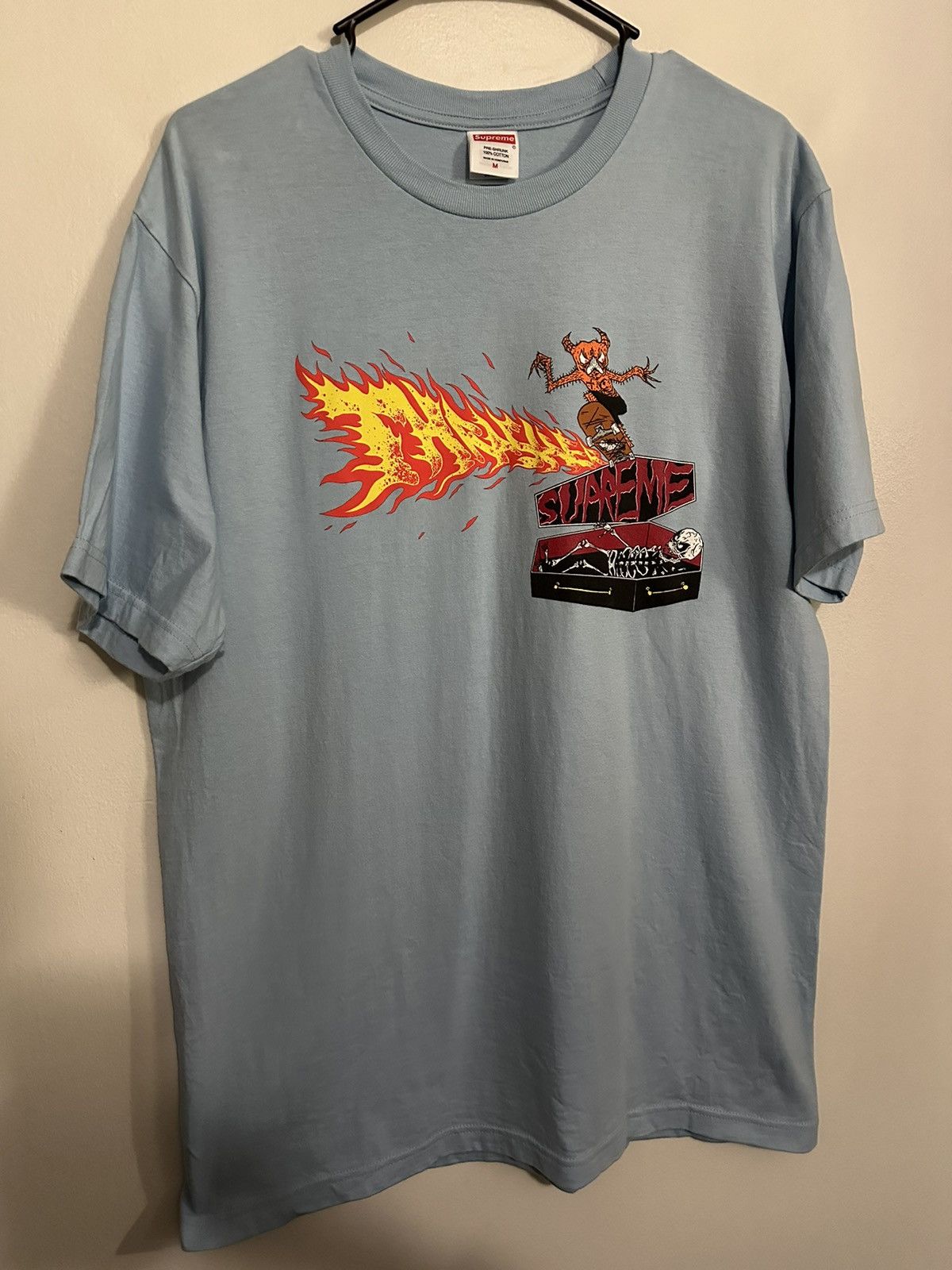 Supreme × Thrasher Supreme Thrasher Back Tail Tee | Grailed