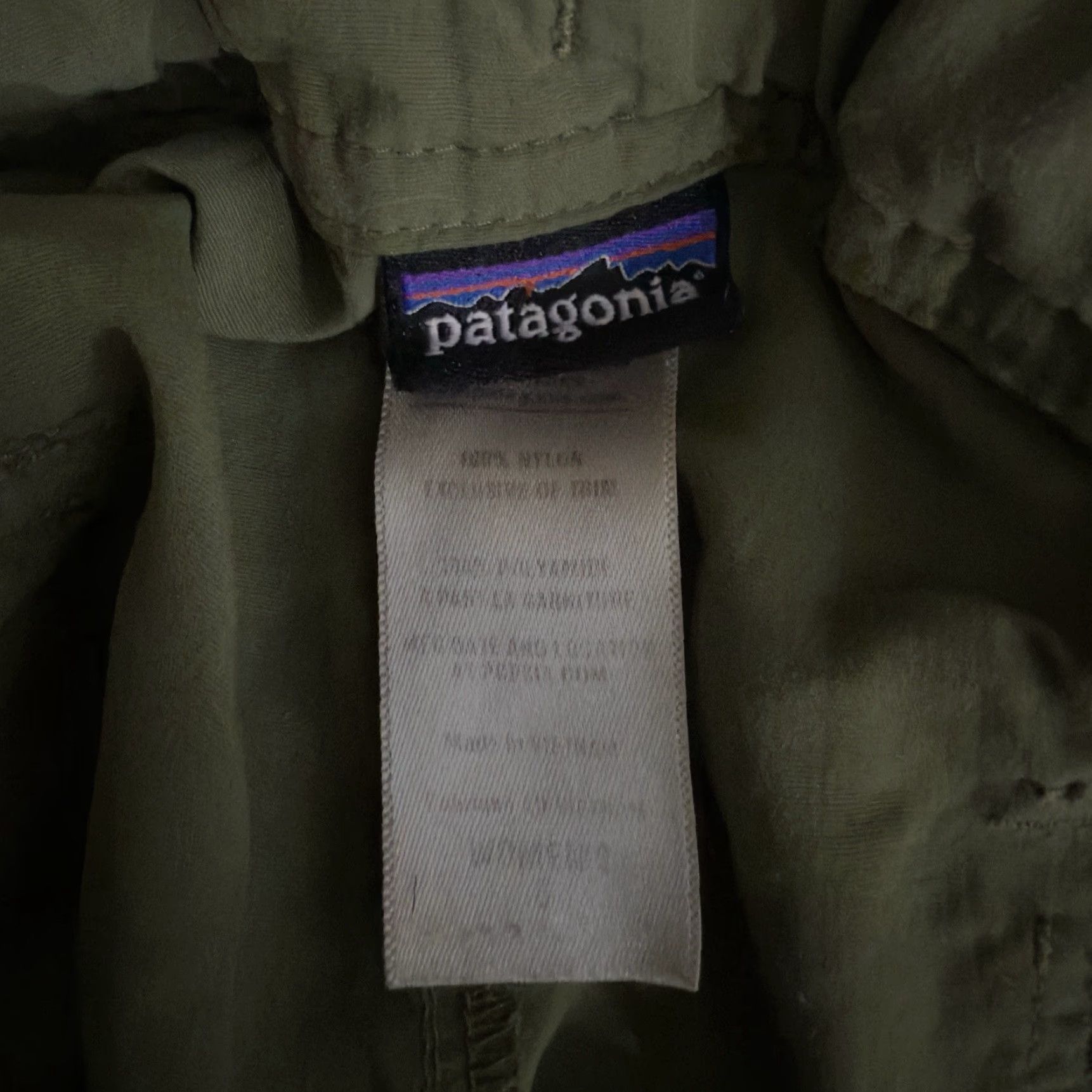 Patagonia Patagonia Pants Womens 8 Green Nylon Cargo 100% Nylon Hiking Regular Size Size 30" / US 8 / IT 44 - 4 Thumbnail