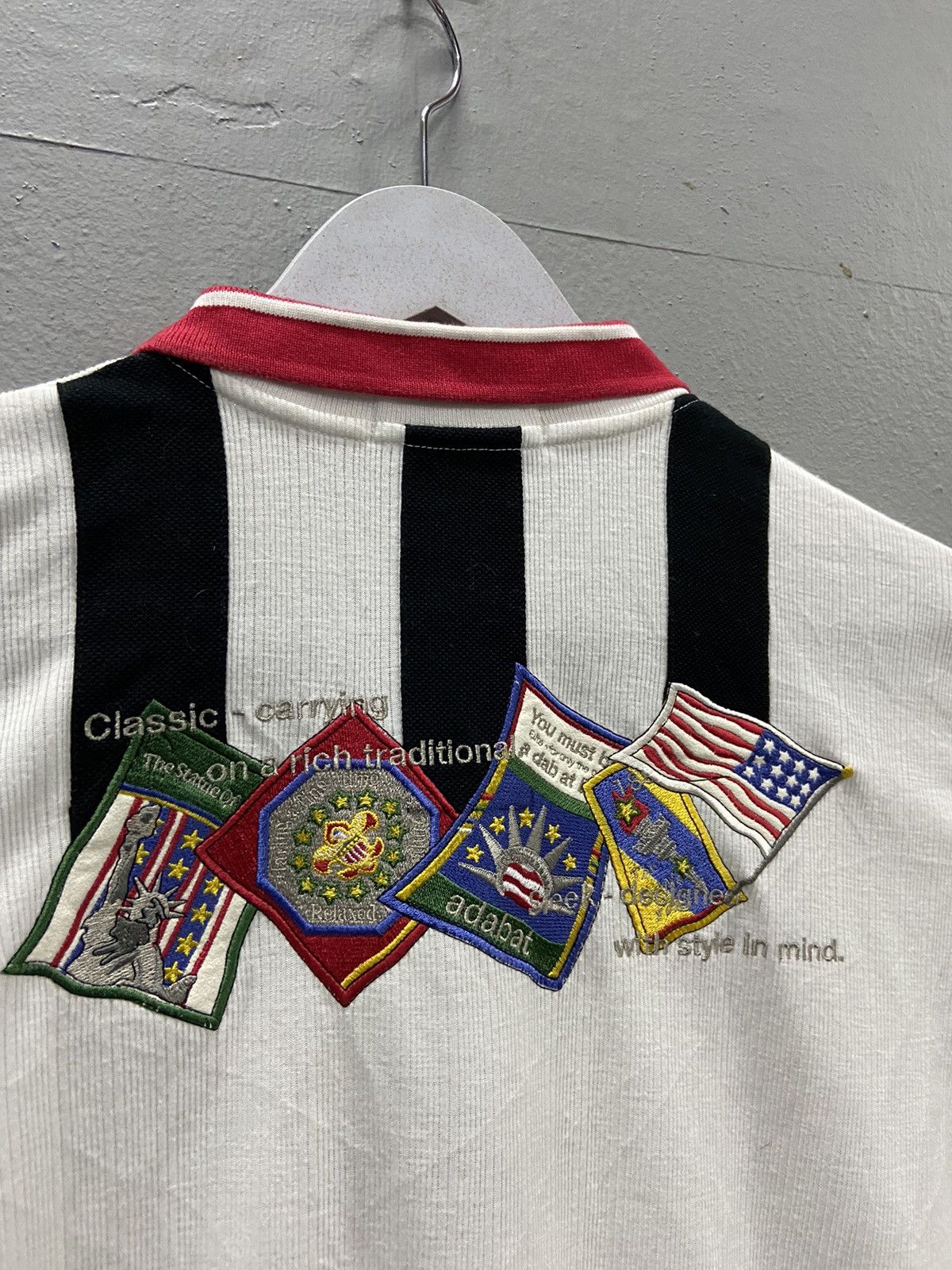 Vintage VINTAGE ADABAT STYLE POLO THREE BUTTONS SHIRT Size US L / EU 52-54 / 3 - 4 Thumbnail