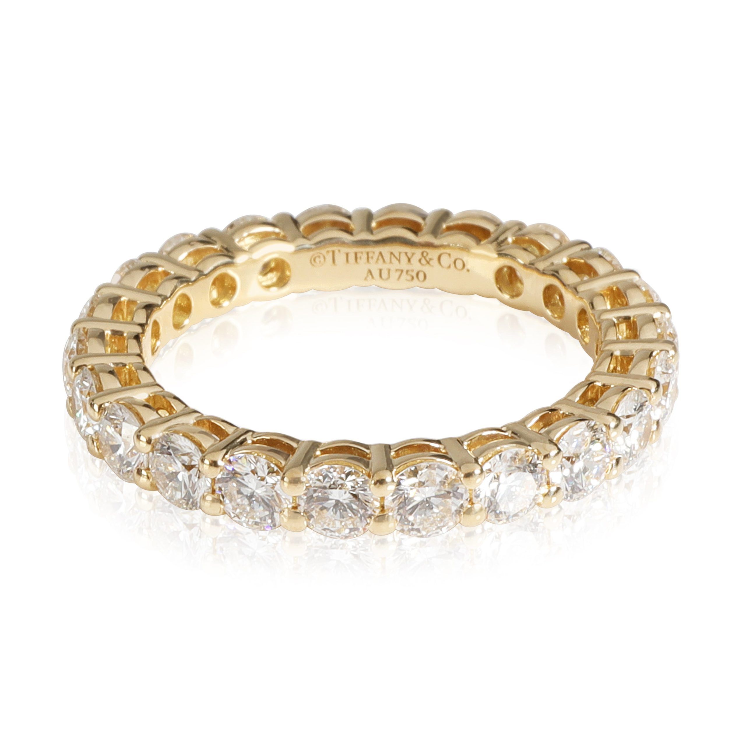 Tiffany Embrace Yellow Gold Memoire 18k Yellow Gold Odessa Diamond
