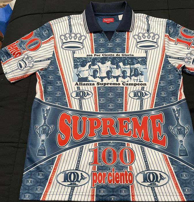 Supreme Supreme Por Ciento Soccer Jersey | Grailed