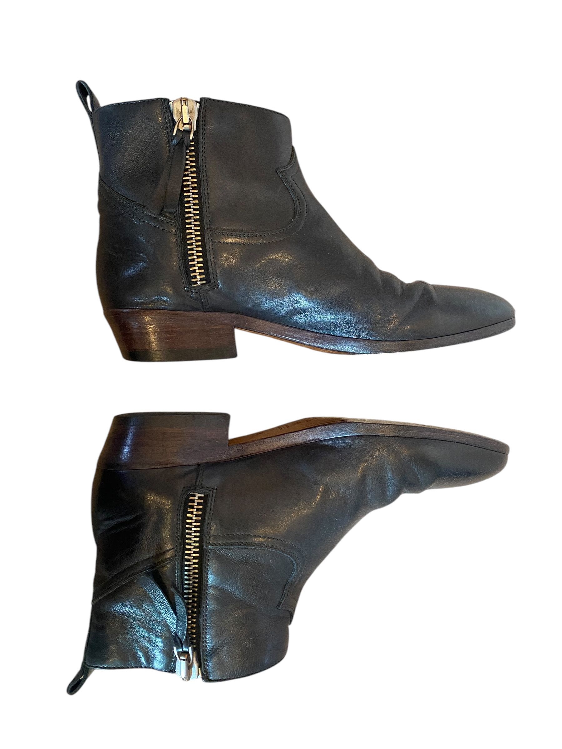 Golden Goose Golden Goose Black Ankle Boots Size US 8 / IT 38 - 5 Thumbnail