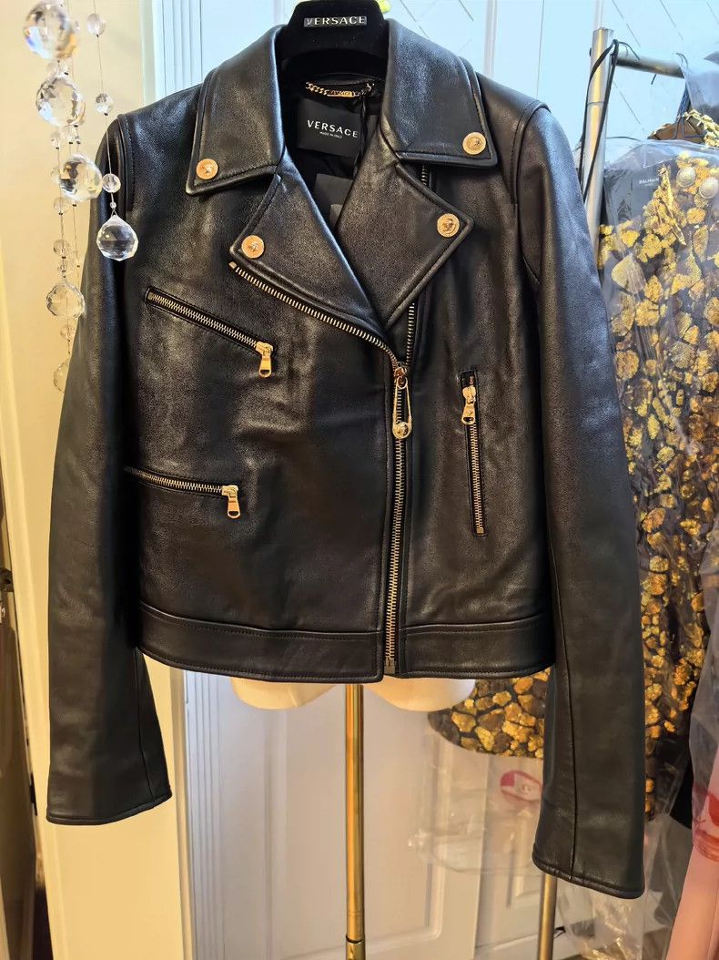 Versace Versace Pin lambskin jacket Size M / US 6-8 / IT 42-44 - 5 Thumbnail
