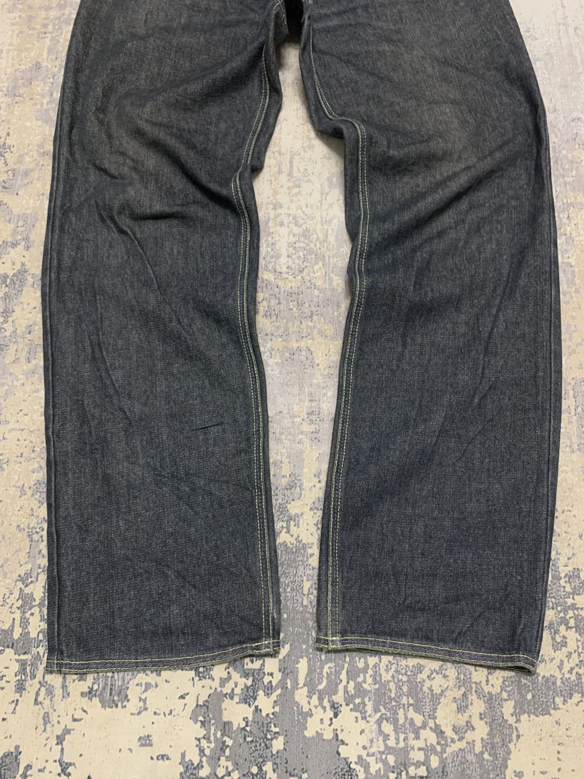 Japanese Brand Japanese Brand Octopus Army Black Loose Fit Jeans Size US 32 / EU 48 - 3 Thumbnail