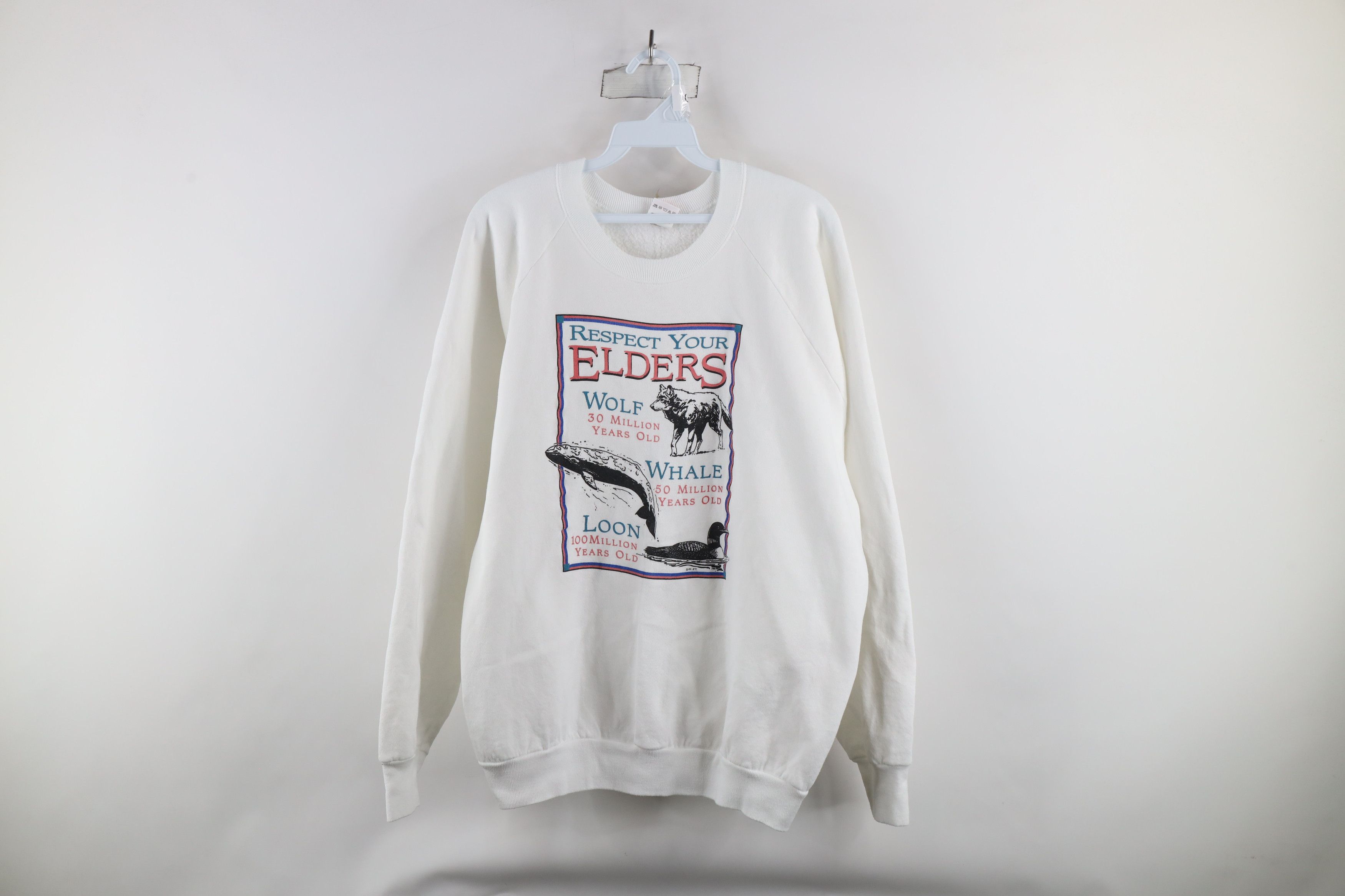 Vintage 90s Streetwear Elders Nature Day Sweatshirt USA