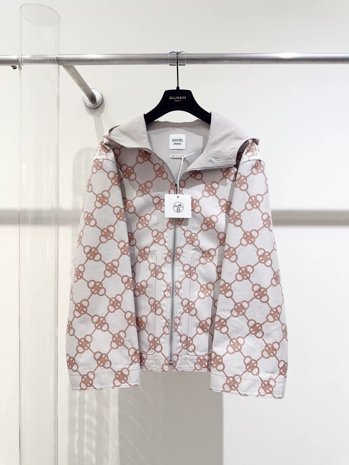Hermes Hermes Printed Zip-Up Jacket Size US M / EU 48-50 / 2 - 1 Thumbnail