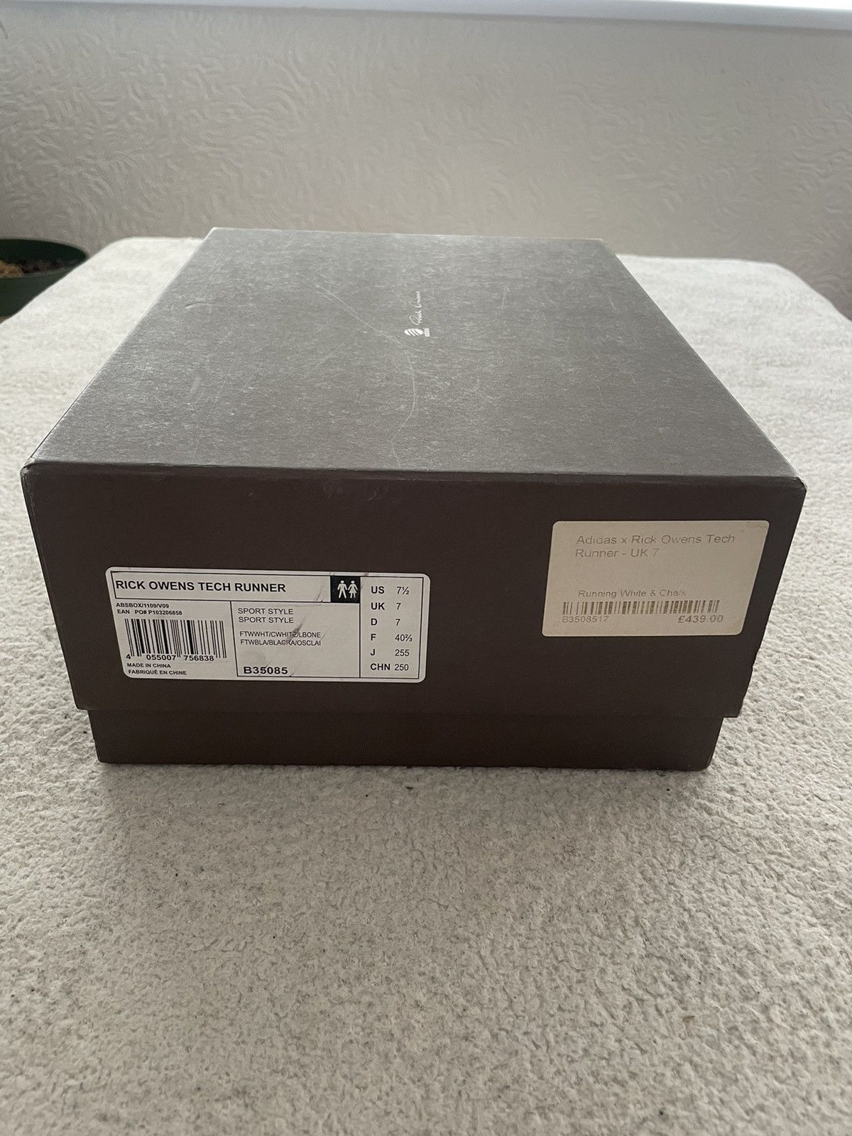 Adidas × Rick Owens × Rick Owens Drkshdw Rick Owens x Adidas Tech Runner Size US 8 / EU 41 - 8 Thumbnail