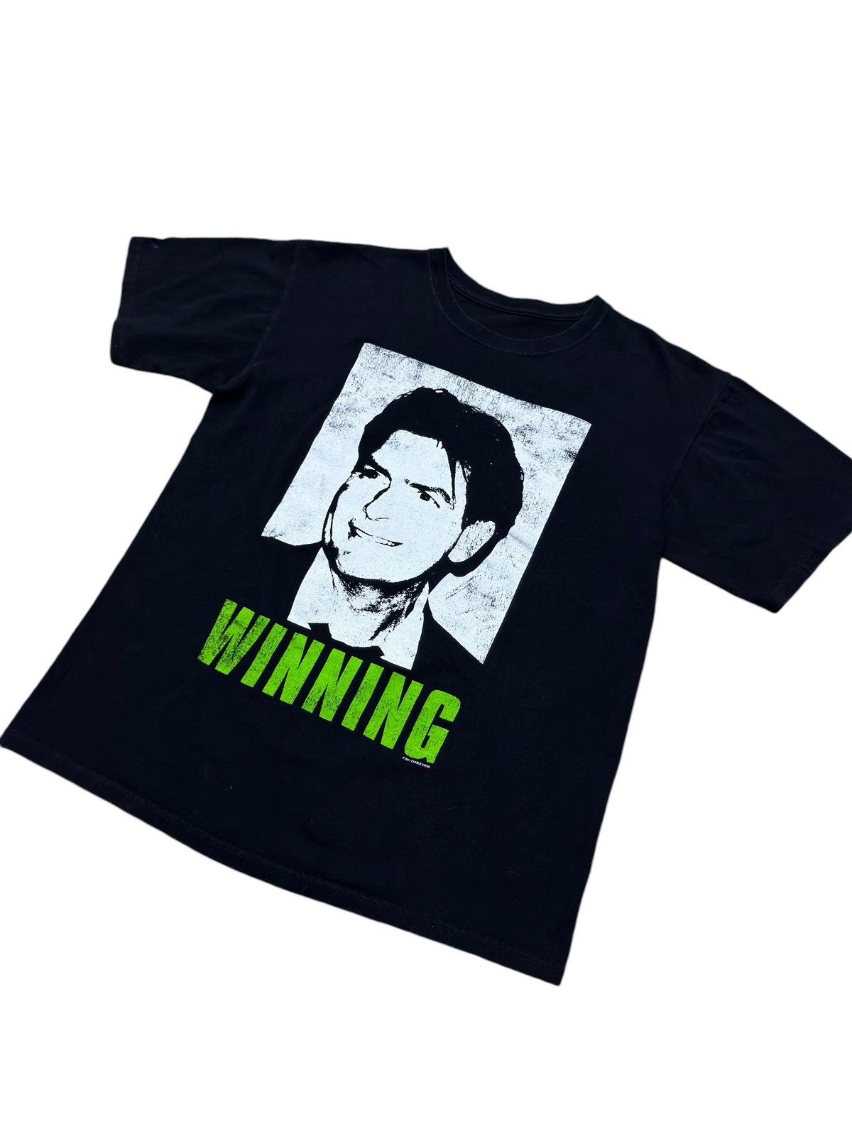 Vintage Vintage Charlie Sheen ‘Winning’ Tee Shirt Size US L / EU 52-54 / 3 - 3 Thumbnail