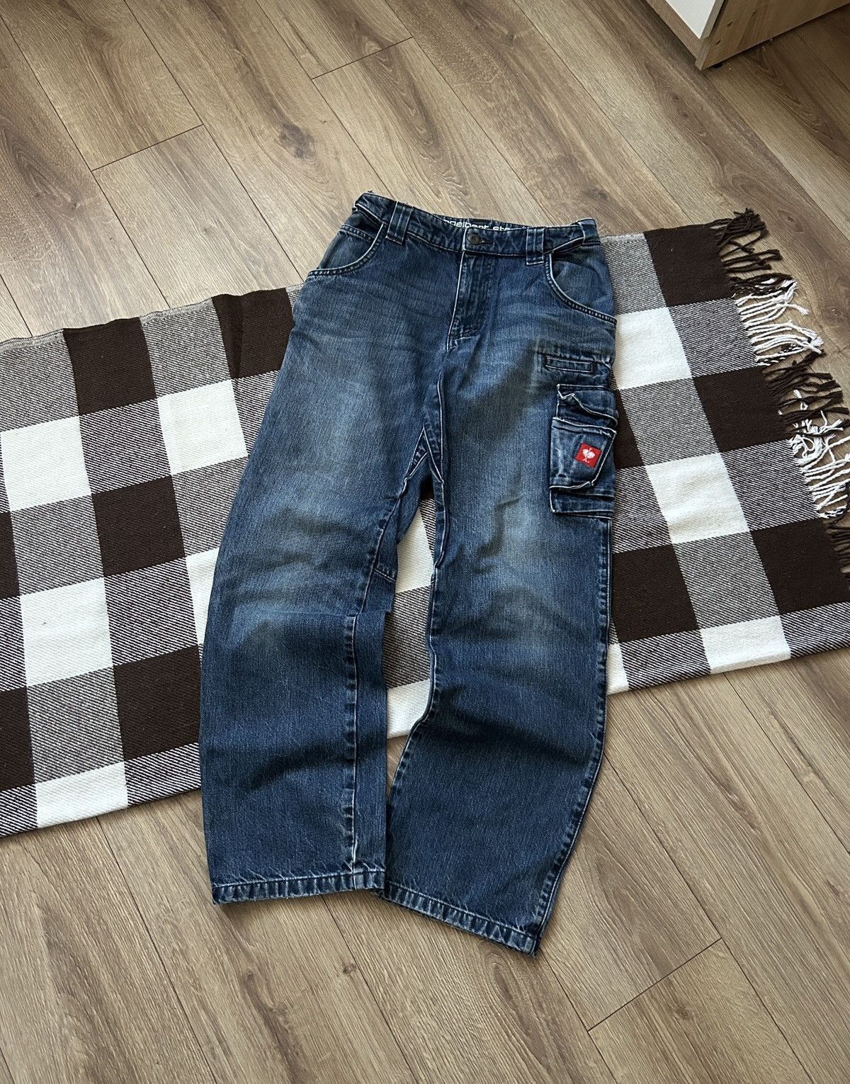 Vintage Engelbert Strauss Baggy worker multi-pocket jeans Size US 30 / EU 46 - 1 Thumbnail