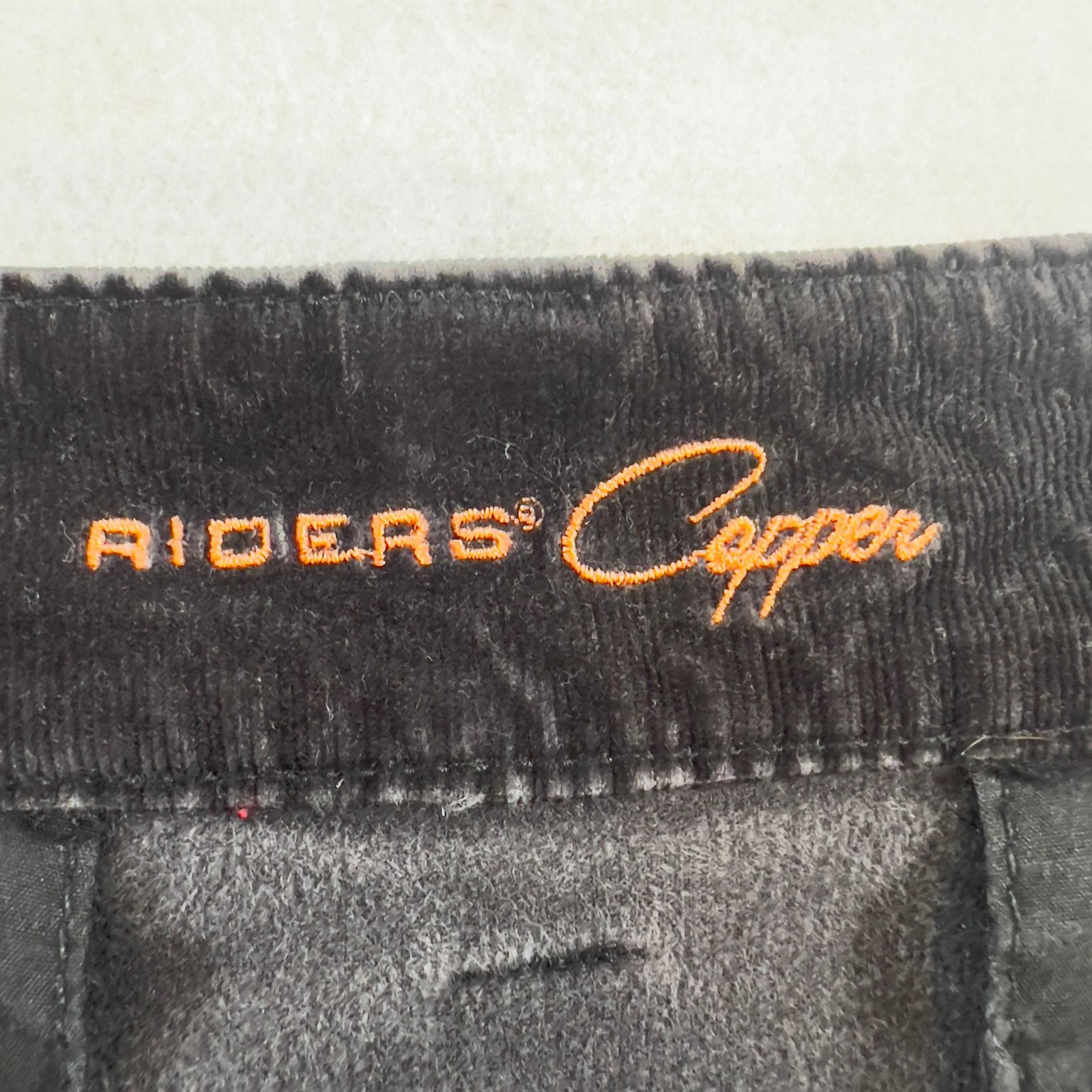 Other Riders Copper Skirt Corduroy Womans 9M Hi Lo Flounce Trumpet Size 35" - 2 Thumbnail