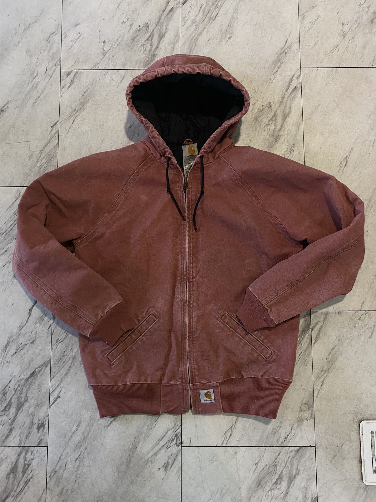 Carhartt Redish Hooded Jacket Womens S