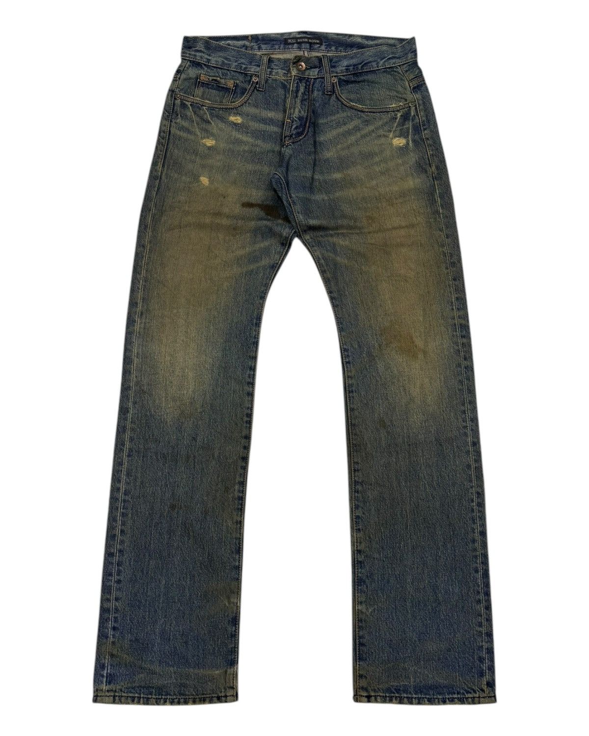 If Six Was Nine 🔥VINTAGE RUSH HOUR MUD WASH DISTRESSED DENIM JEANS Size US 30 / EU 46 - 1 Thumbnail