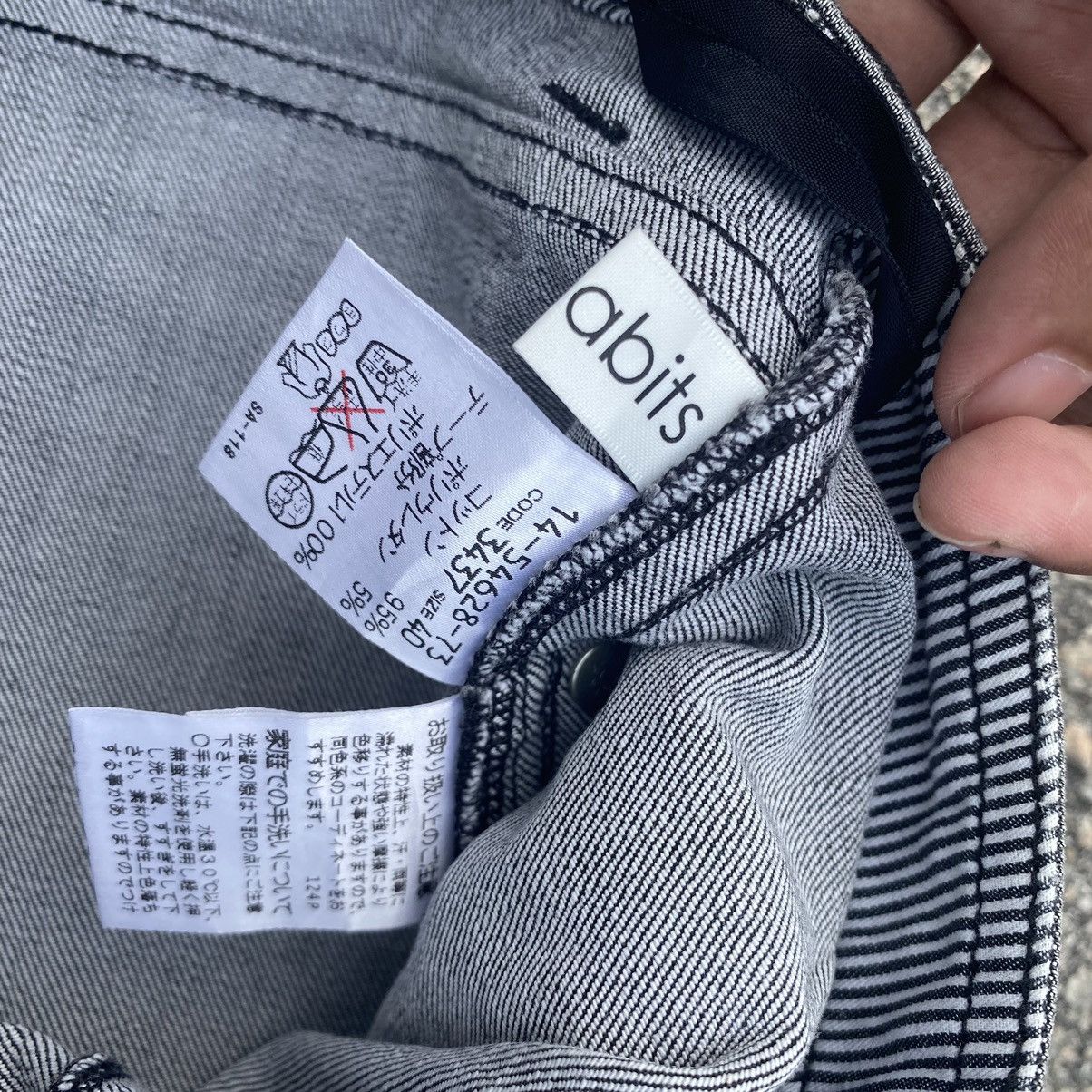 Japanese Brand Vintage Les Habit Distressed Faded Flare Jeans Size 29" - 10 Thumbnail