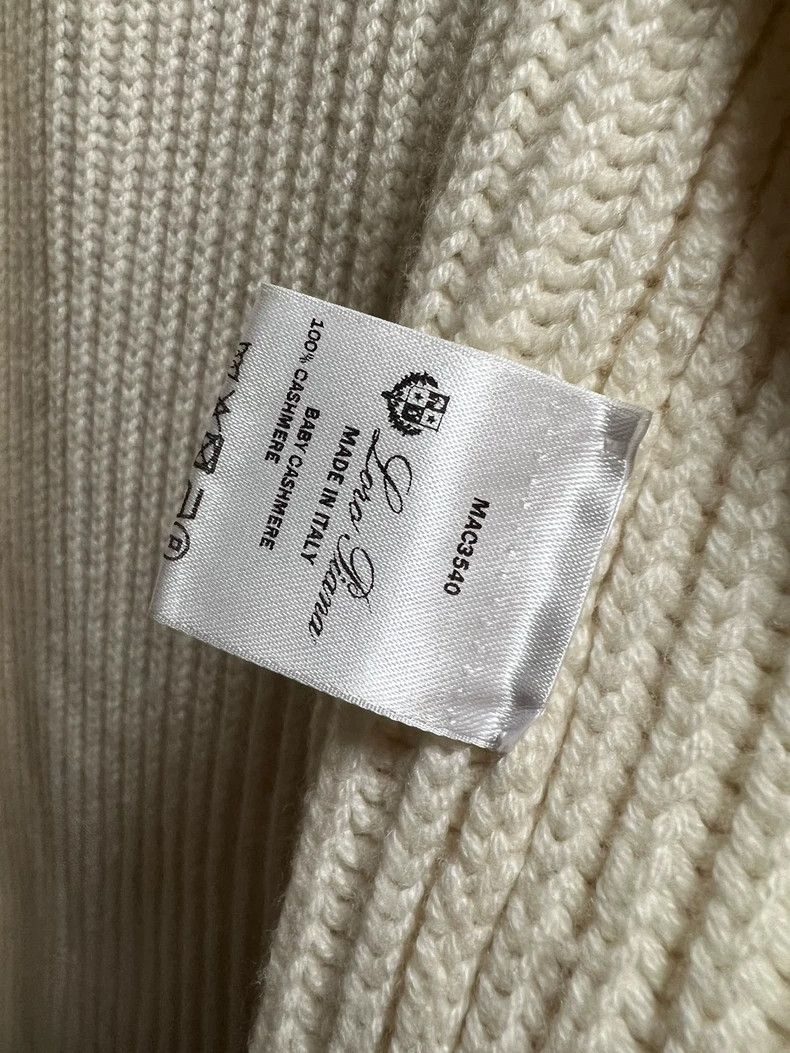 Loro Piana LORO PIANA Double pleated baby cashmere cardigan Size XS / US 0-2 / IT 36-38 - 4 Thumbnail