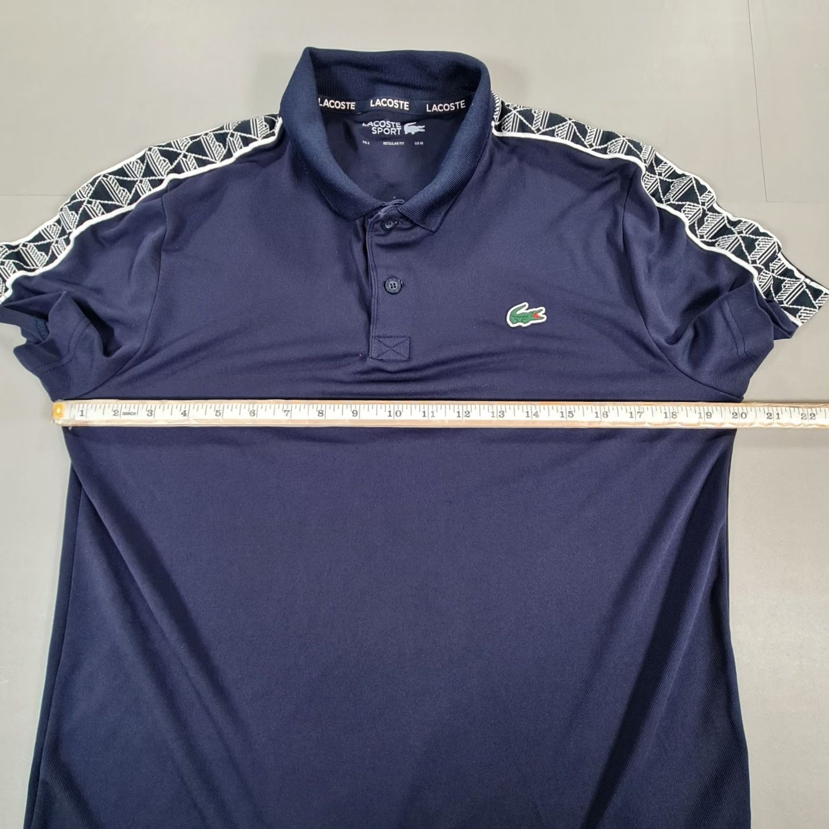 Lacoste Lacoste Mens Polo Shirt Navy Blue M Regular Fit Preppy Golf Shirt Polo Men's Navy Blue Regular Fit Short Sleeve Button Collared Lacoste Logo Size US M / EU 48-50 / 2 - 6 Thumbnail
