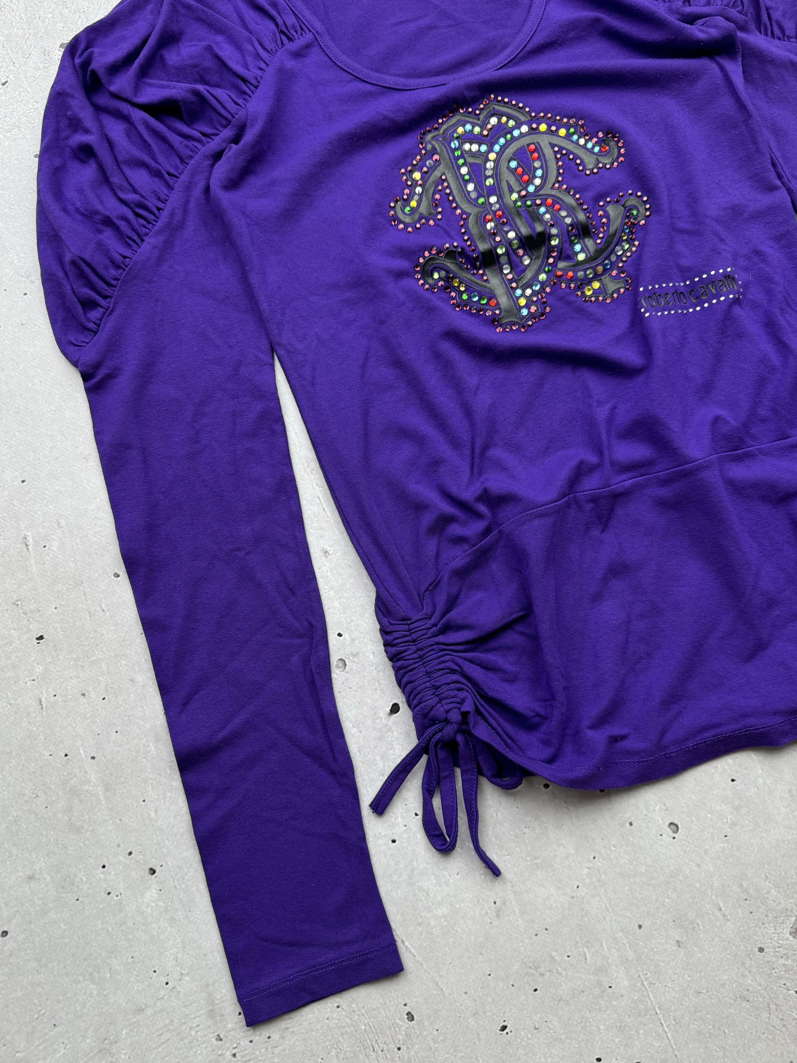 Just Cavalli × Roberto Cavalli × Vintage Roberto Cavalli Vintage Bondage Blouse Size M / US 6-8 / IT 42-44 - 2 Thumbnail